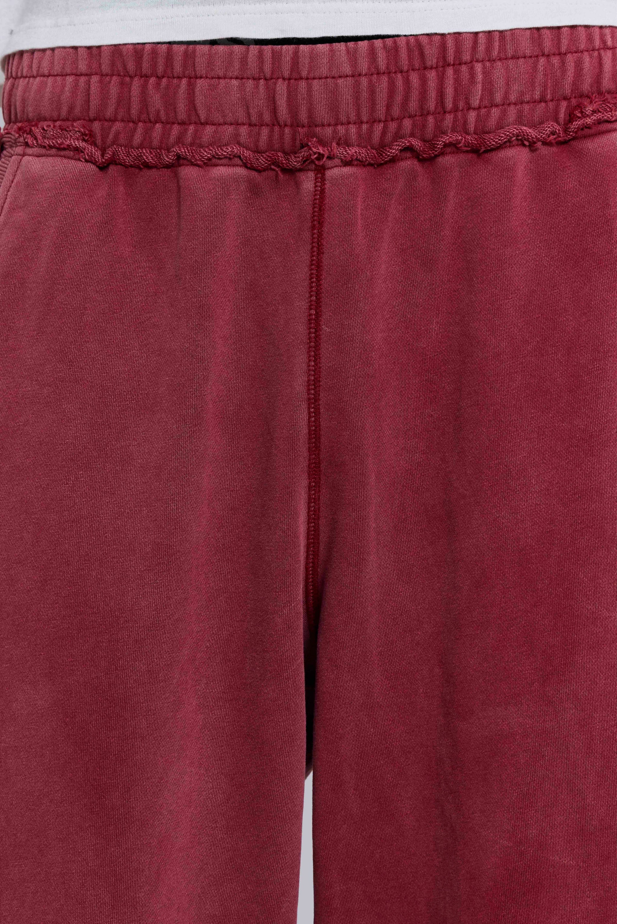 Burgundy Hardcore Jewel Monster Joggers