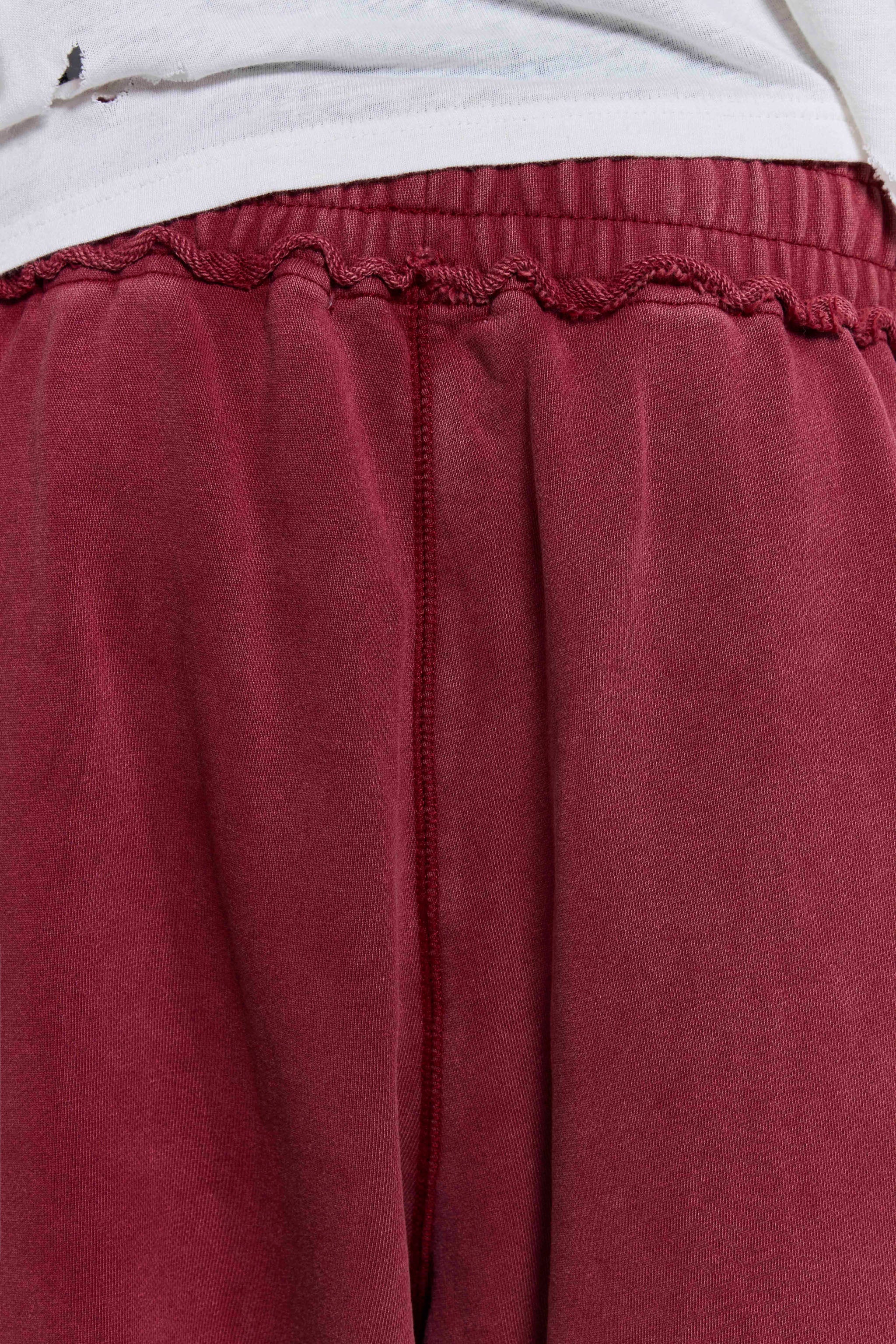 Burgundy Hardcore Jewel Monster Joggers