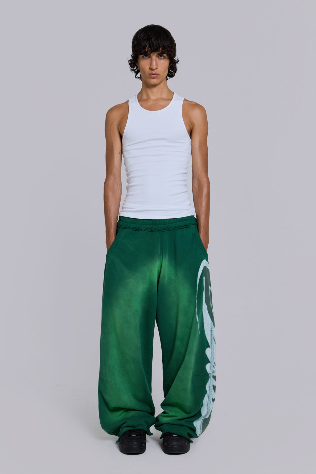 Divine Airbrush Green Monster Joggers