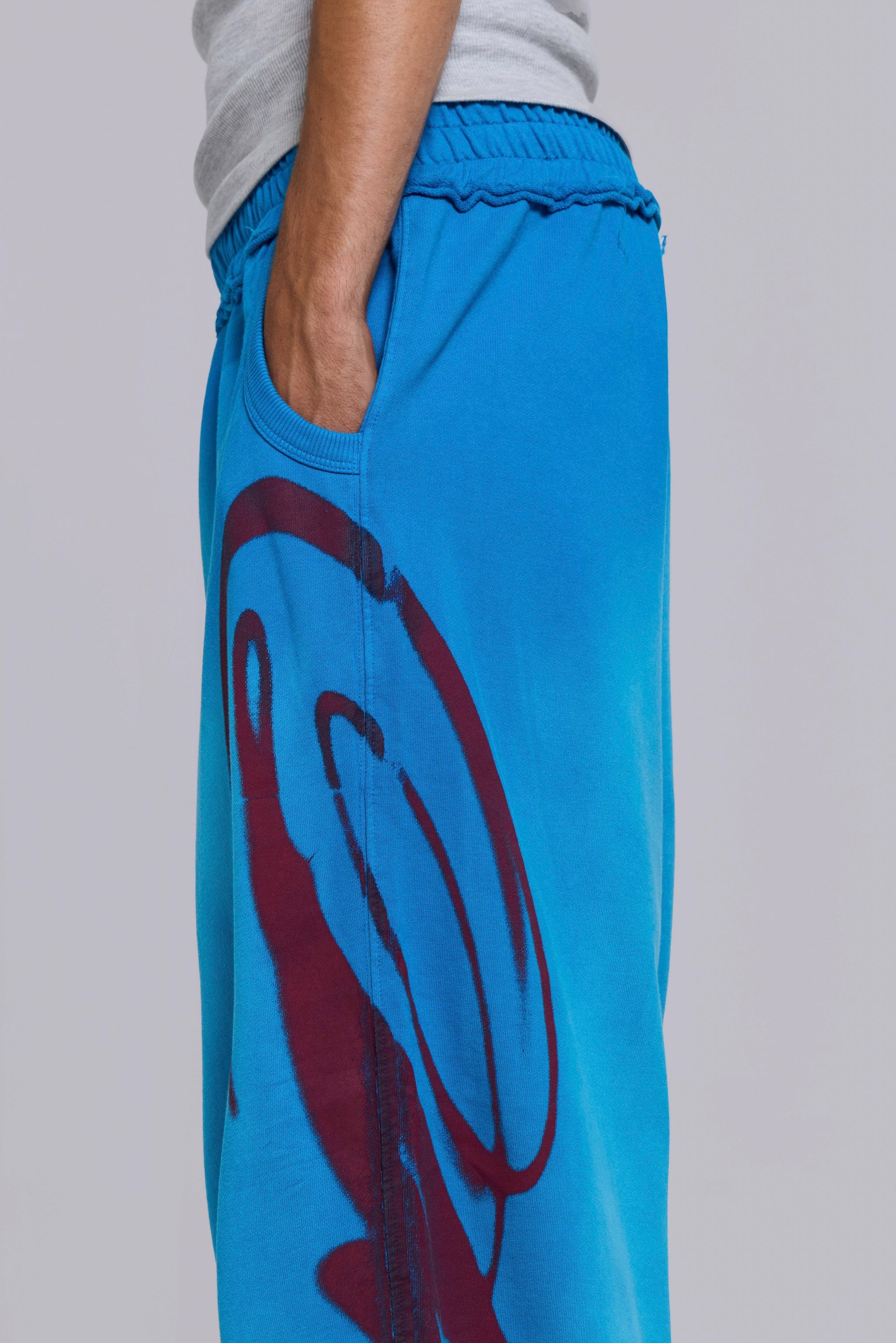 Divine Airbrush Blue Monster Joggers