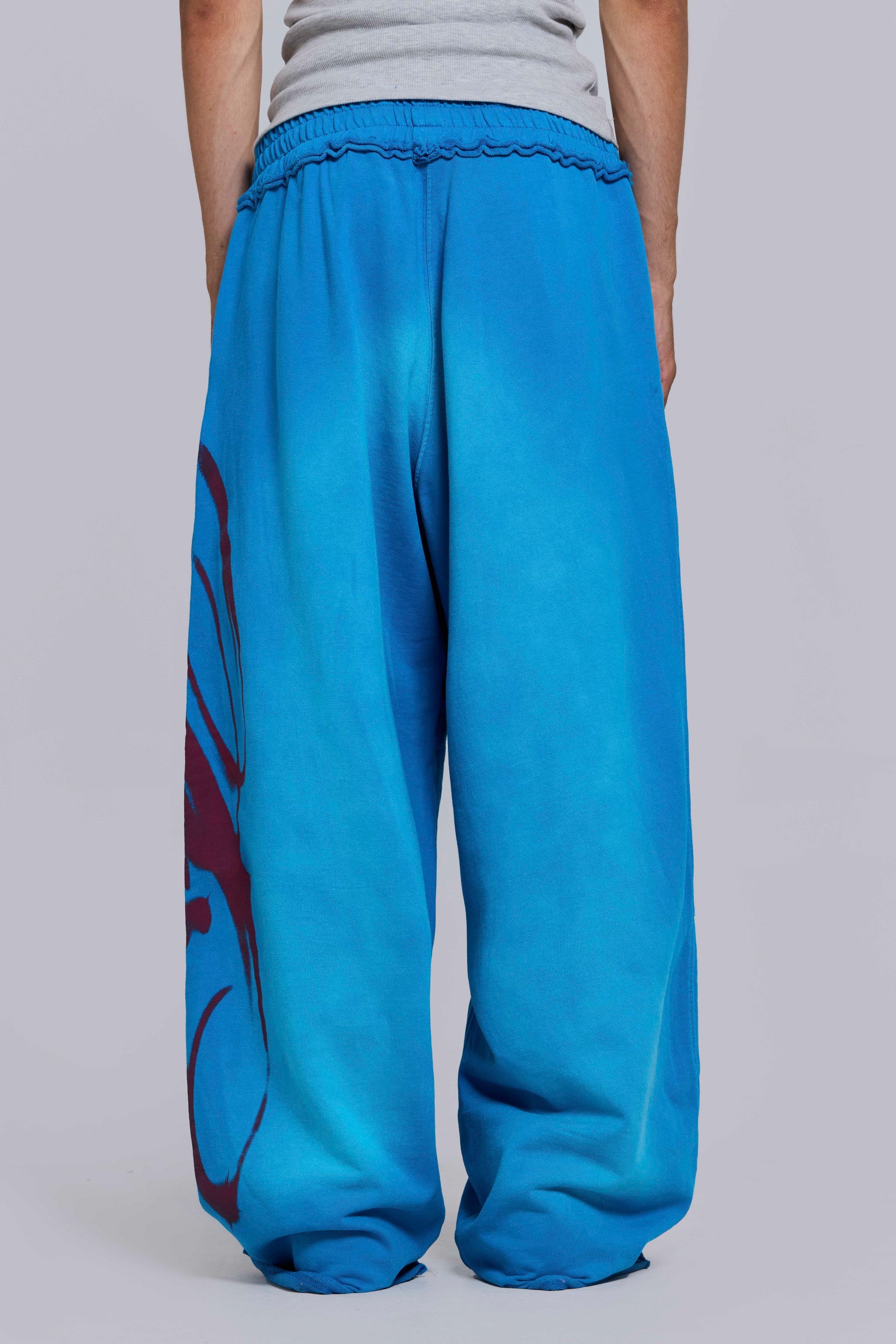 Divine Airbrush Blue Monster Joggers