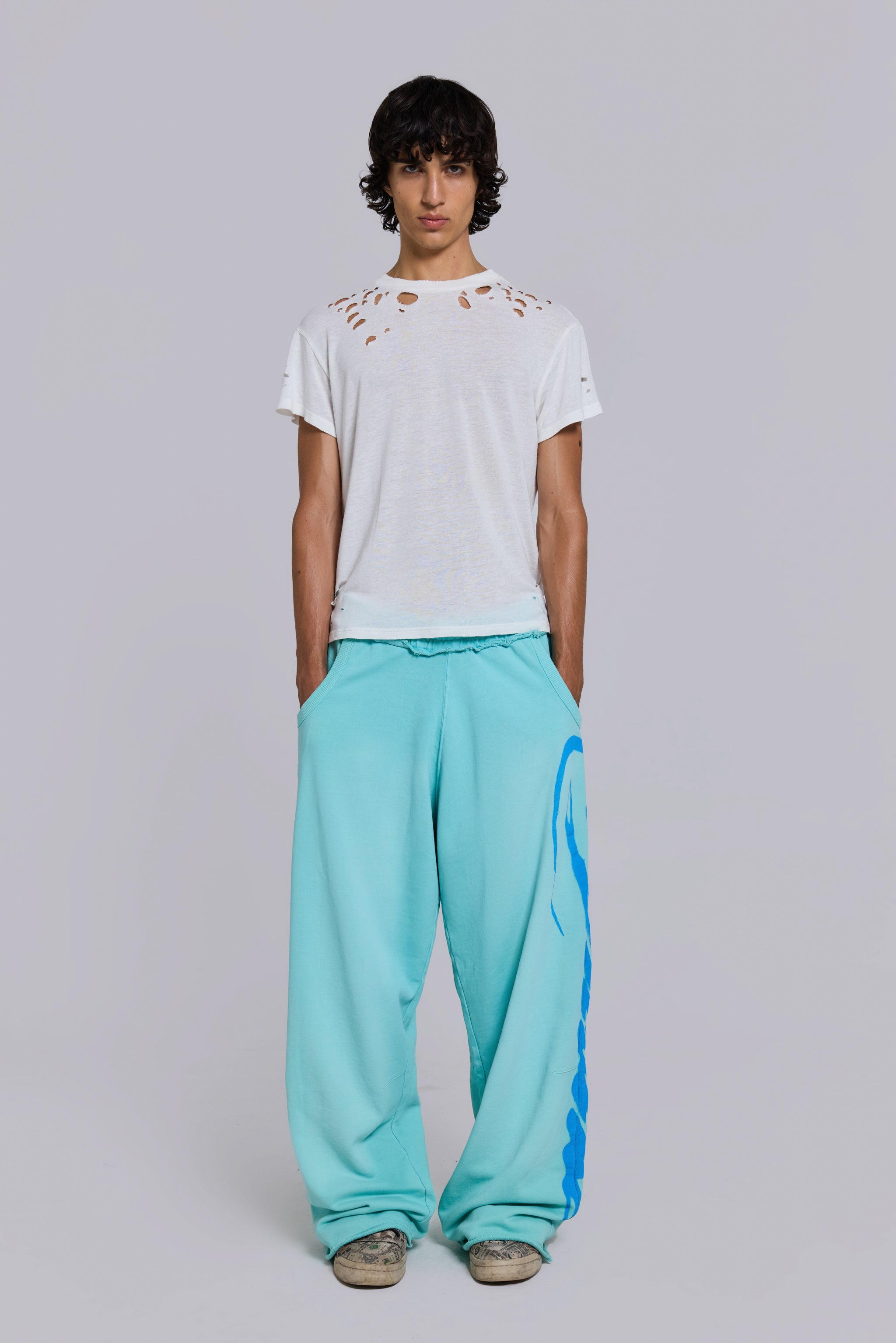 Divine Airbrush Aqua Monster Joggers