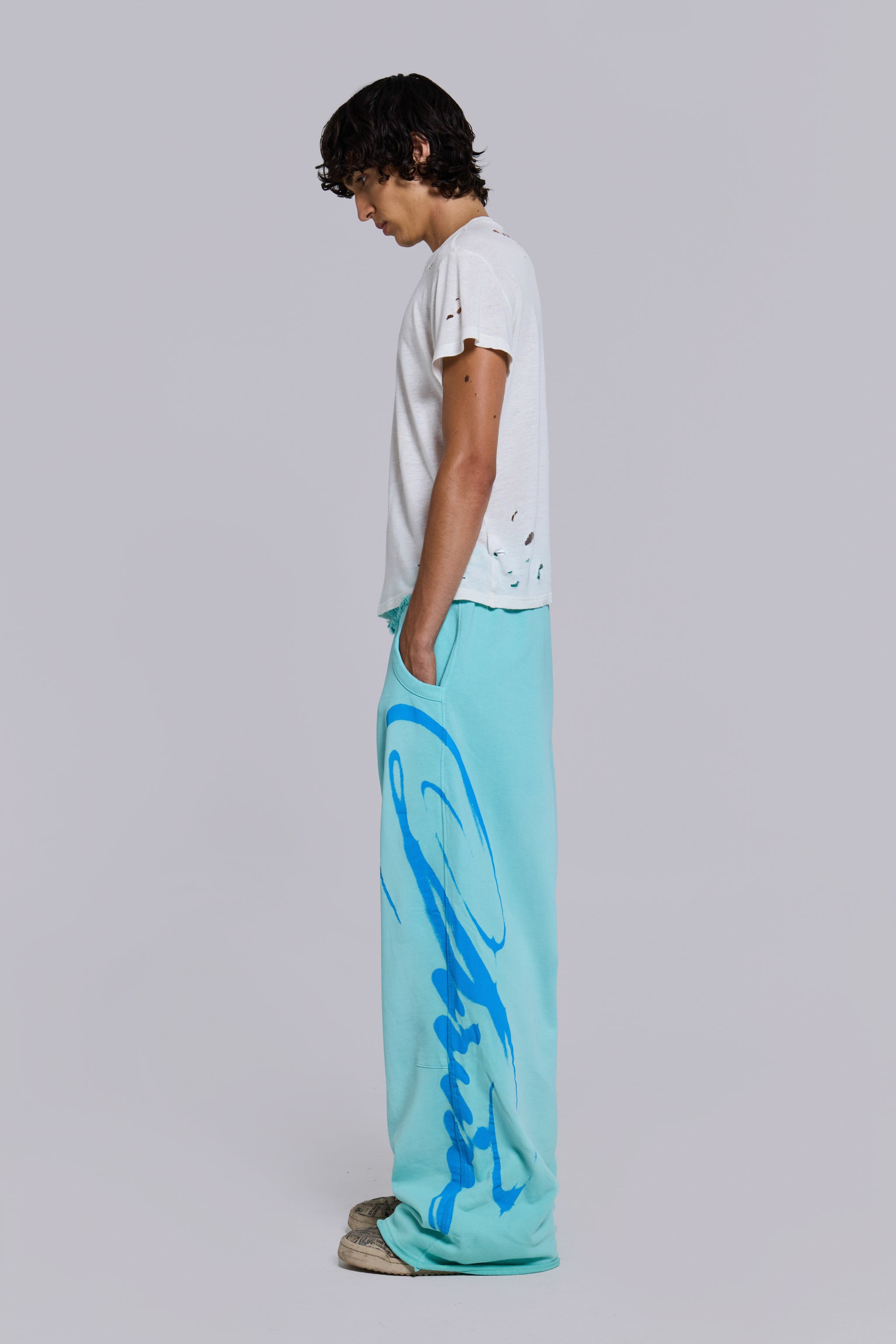 Divine Airbrush Aqua Monster Joggers