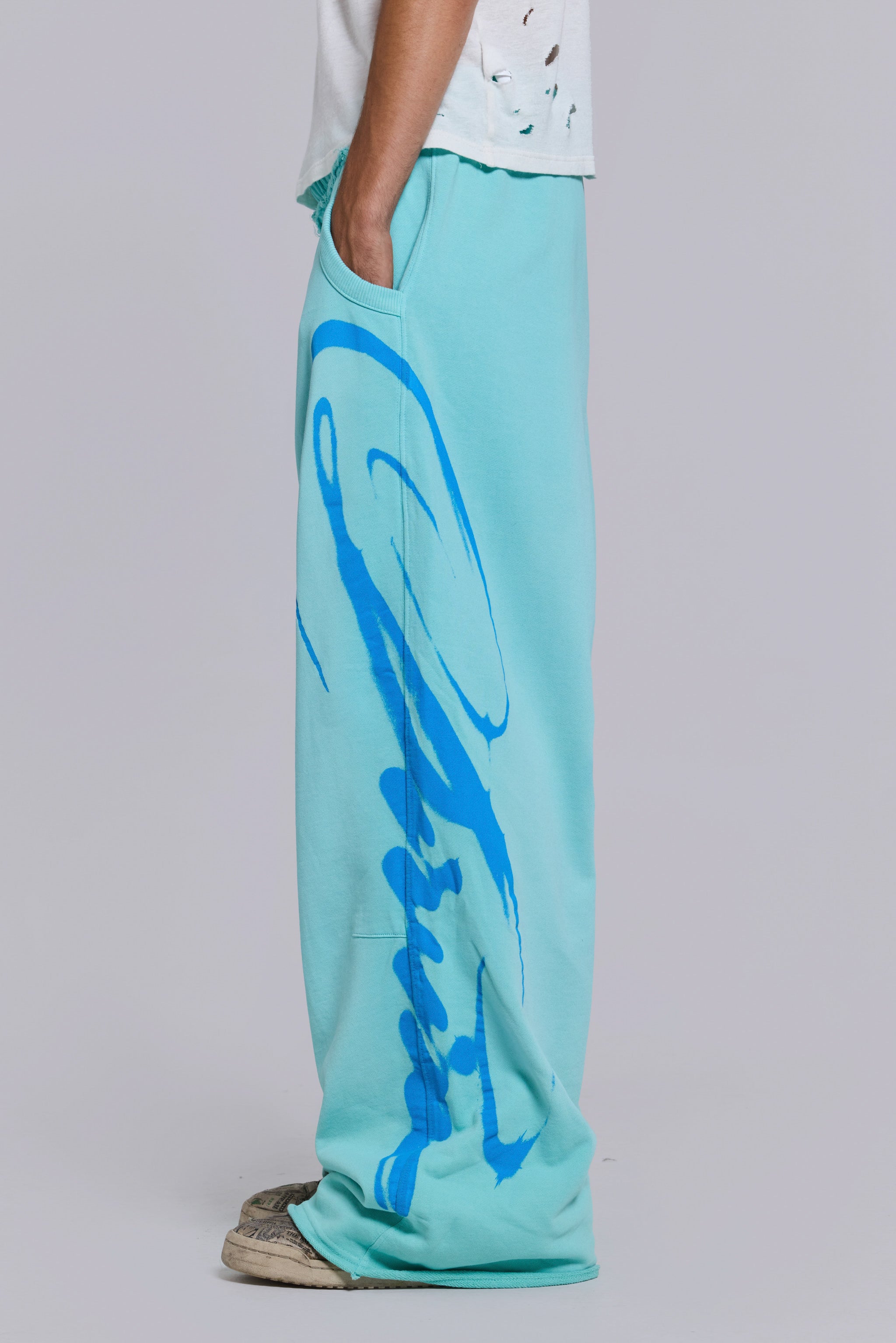 Divine Airbrush Aqua Monster Joggers