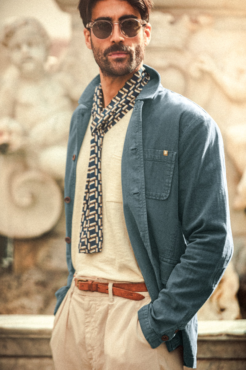 Hemingway Travel Jacket Blue
