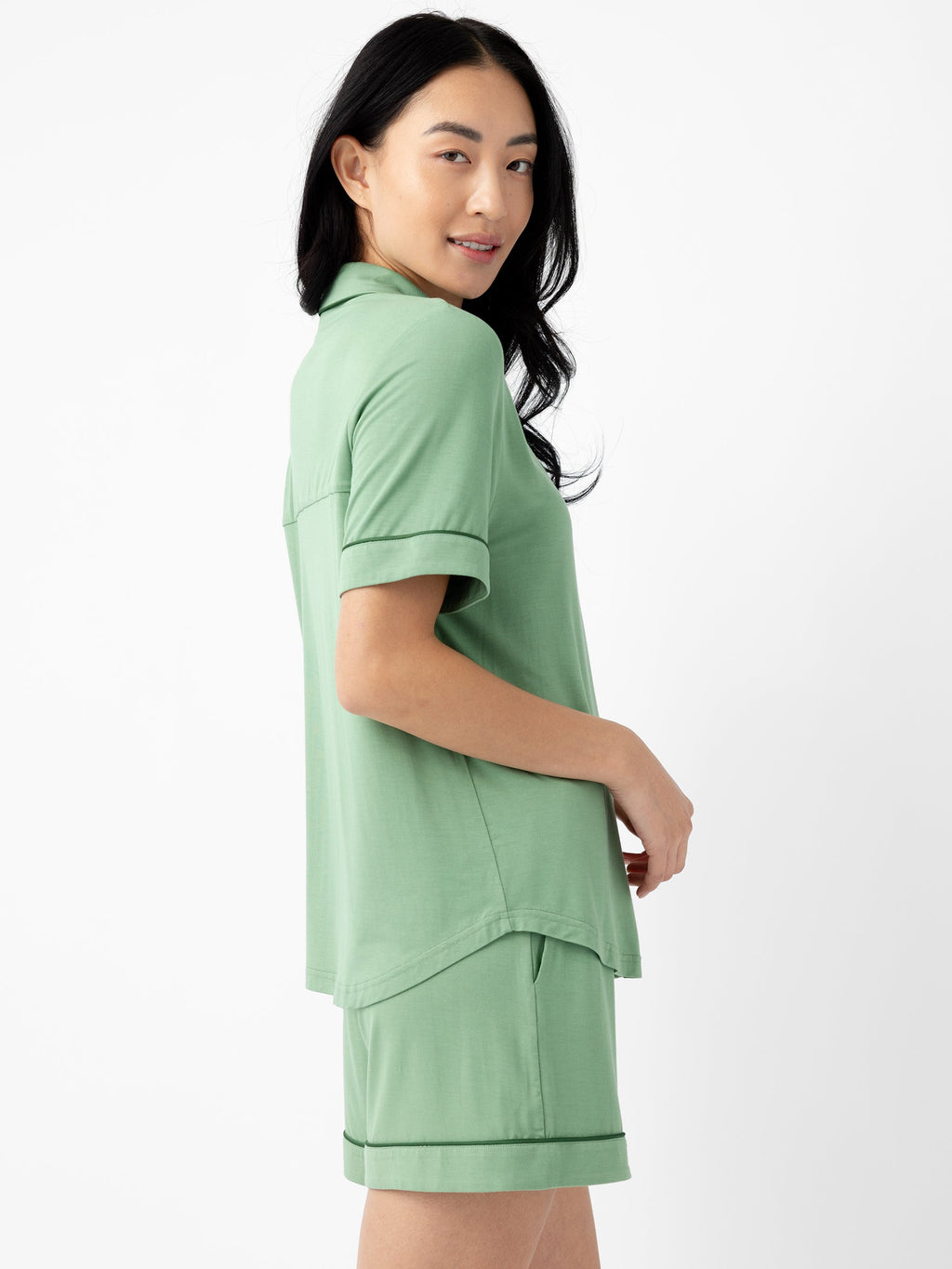Women's Bamboo Stretch-Knit Short Sleeve Pajama Top - Last Chance