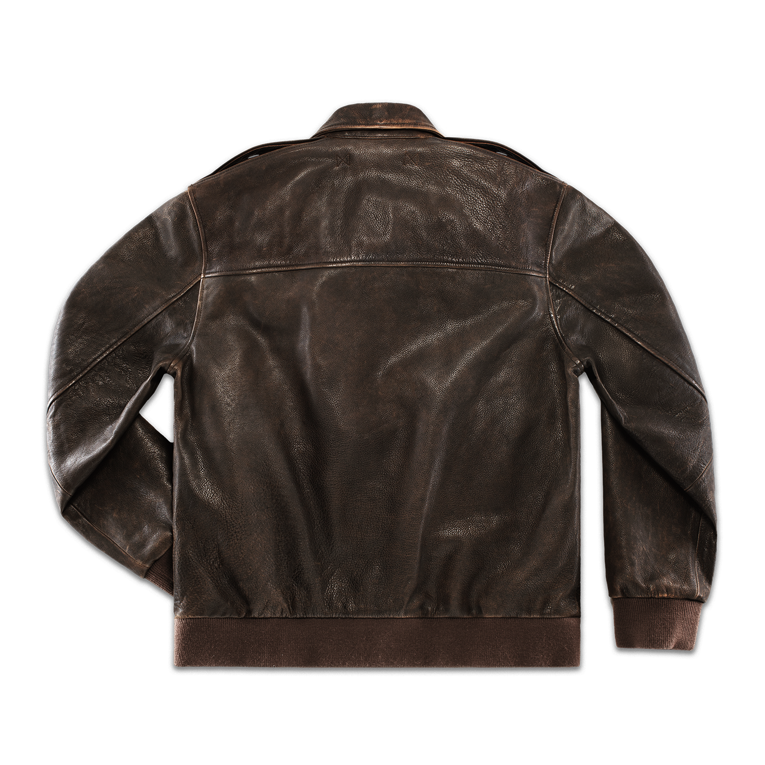 McQueen A2 Leather Jacket Brown