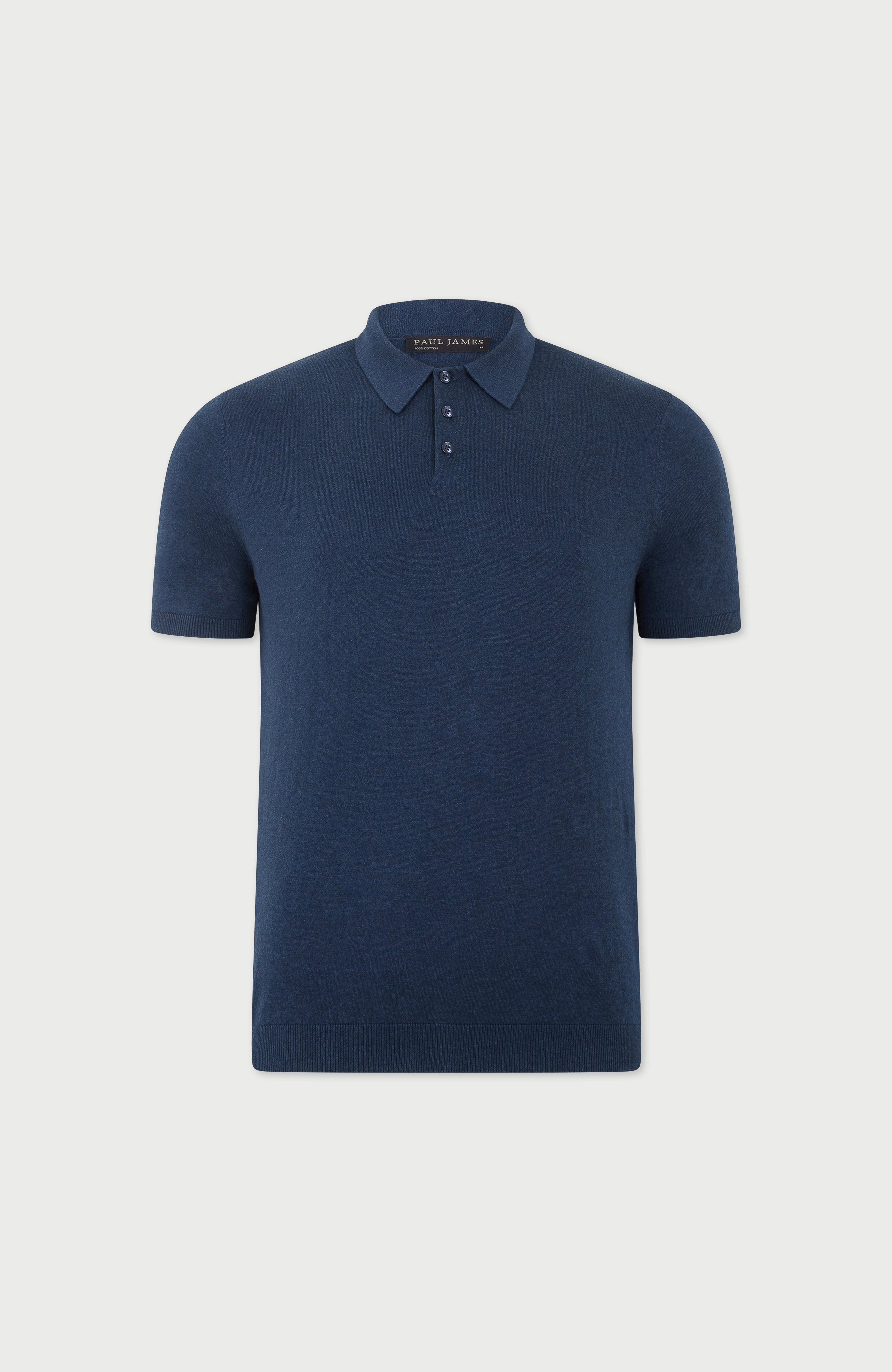 Mens Ultra Fine Cotton Short Sleeve Polo Shirt