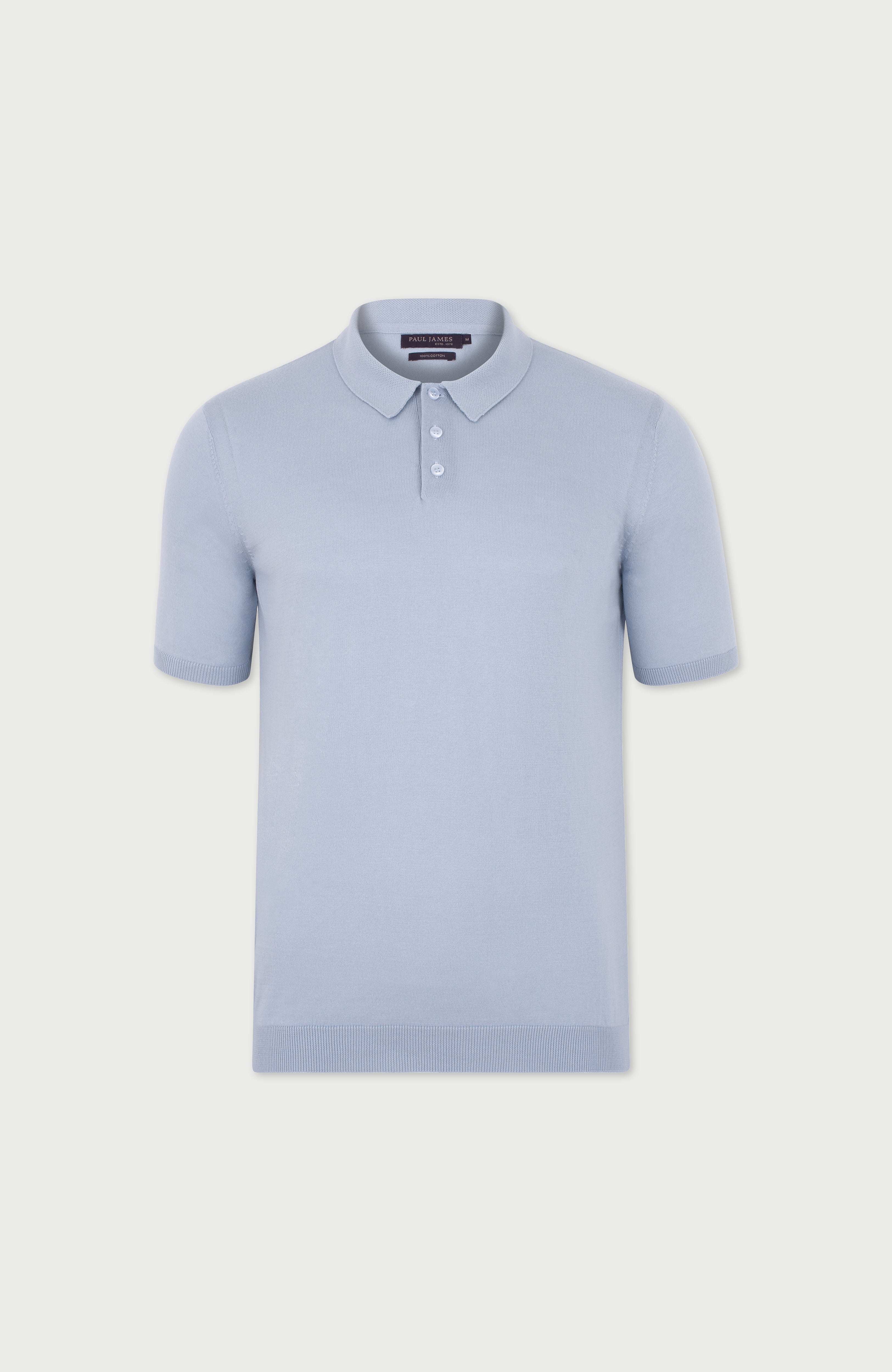 Mens Ultra Fine Cotton Short Sleeve Polo Shirt