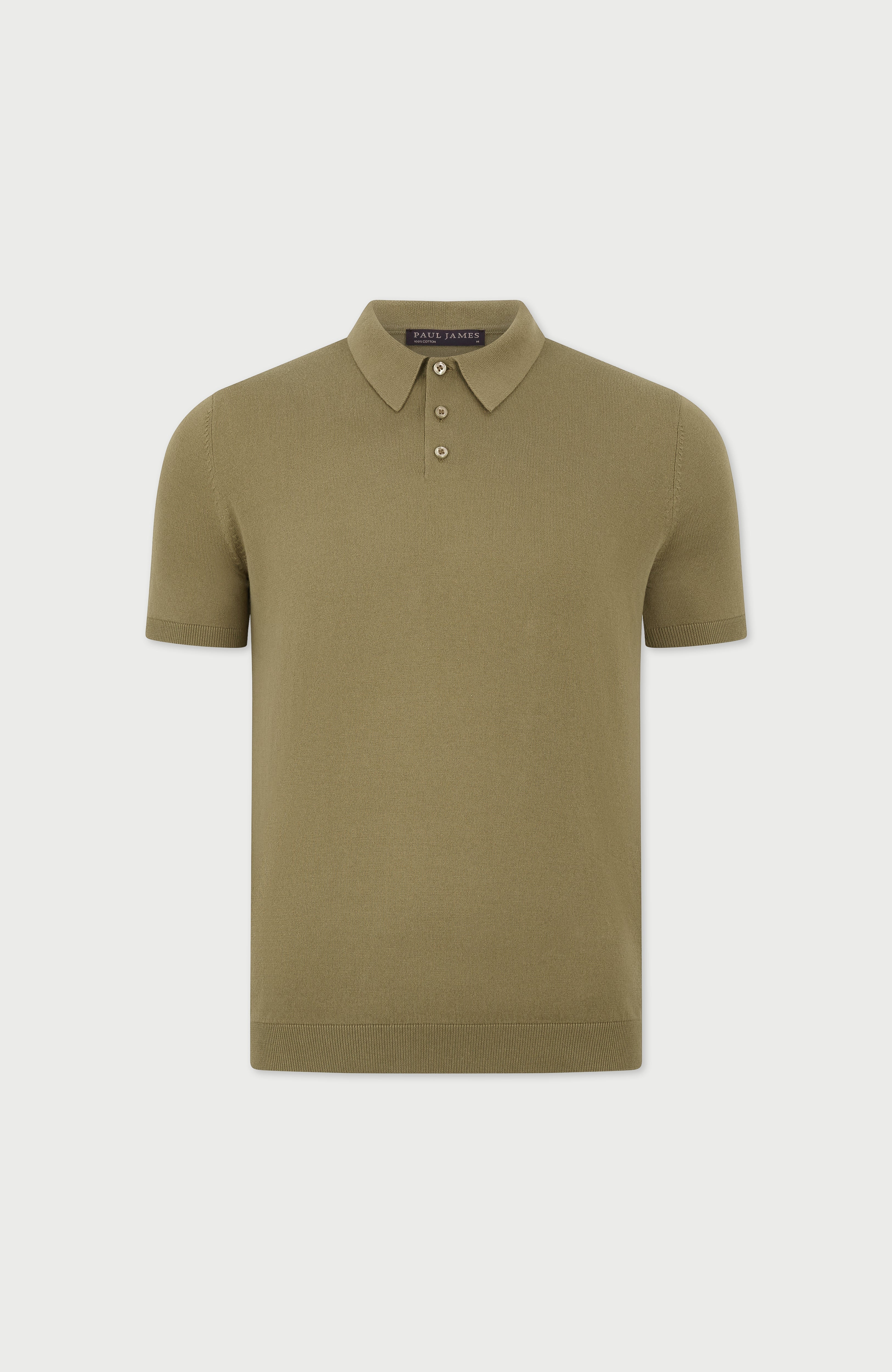Mens Ultra Fine Cotton Short Sleeve Polo Shirt