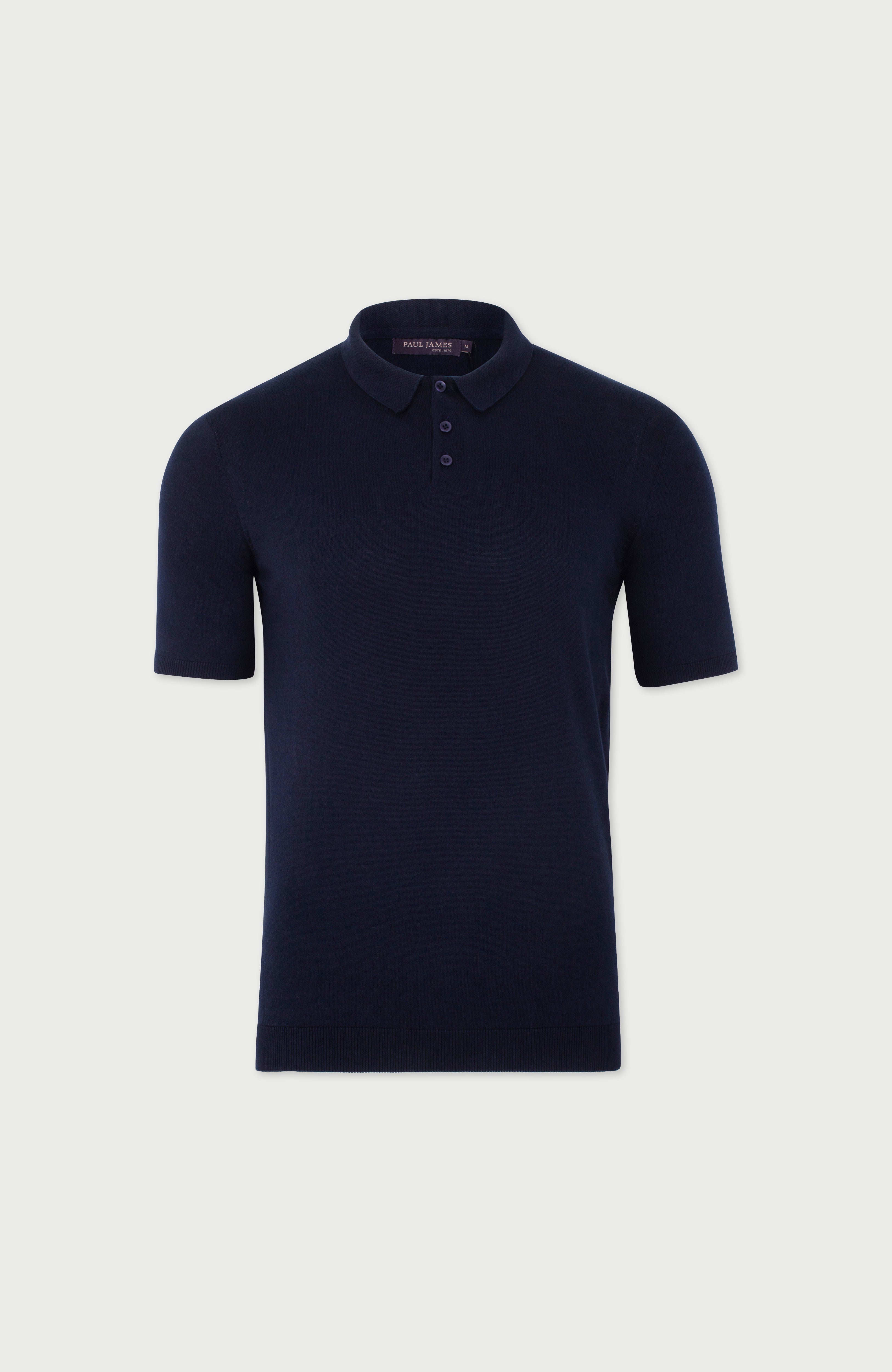 Mens Ultra Fine Cotton Short Sleeve Polo Shirt