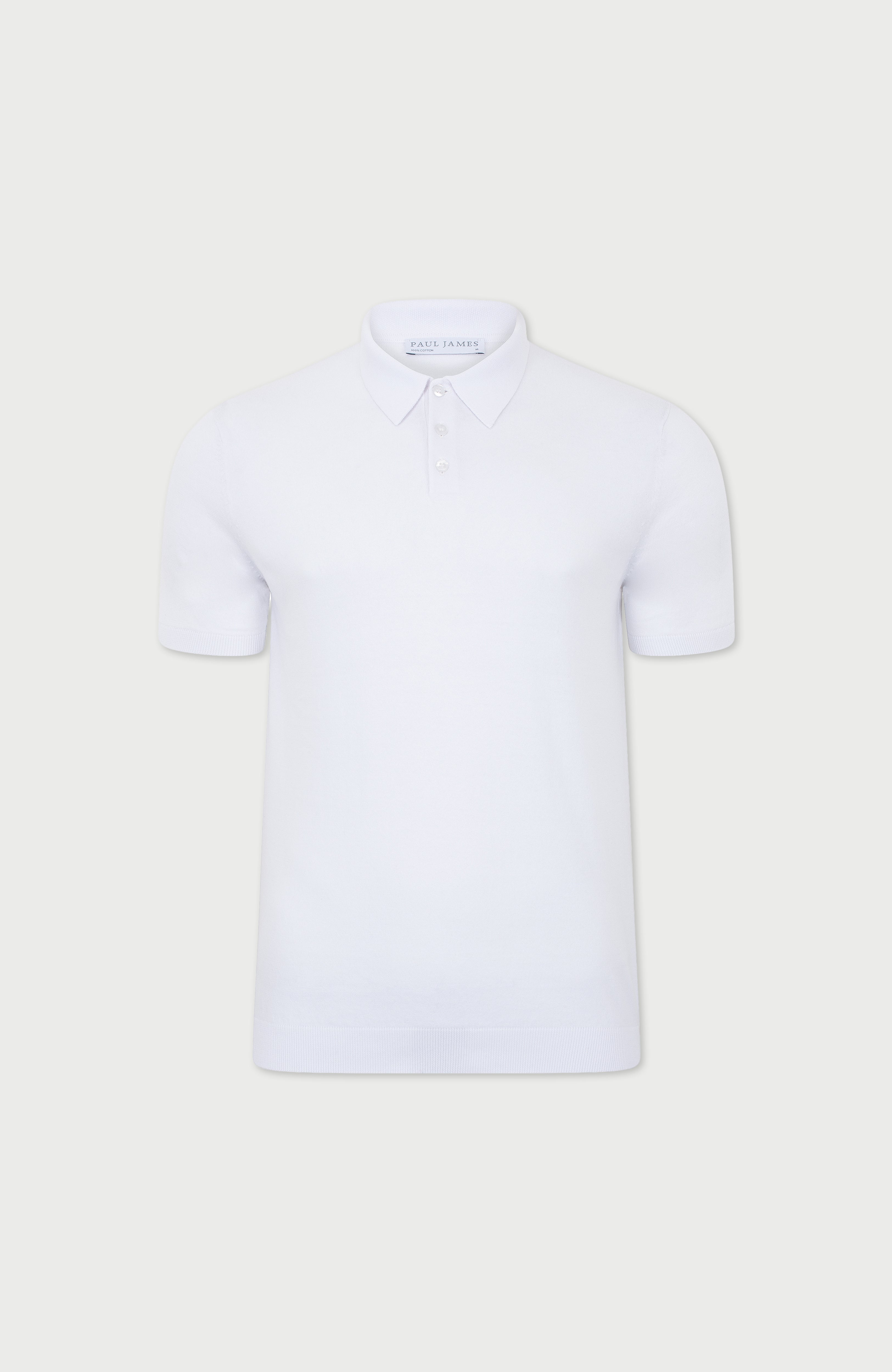 Mens Ultra Fine Cotton Short Sleeve Polo Shirt