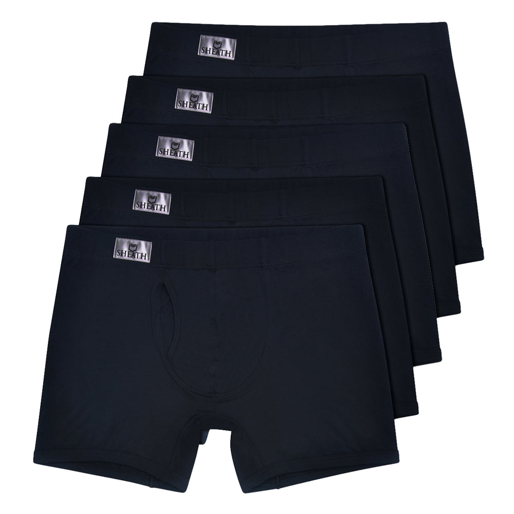 SHEATH 3.21 Modal Men's Pouch Boxer Brief 5" (5 Pack)