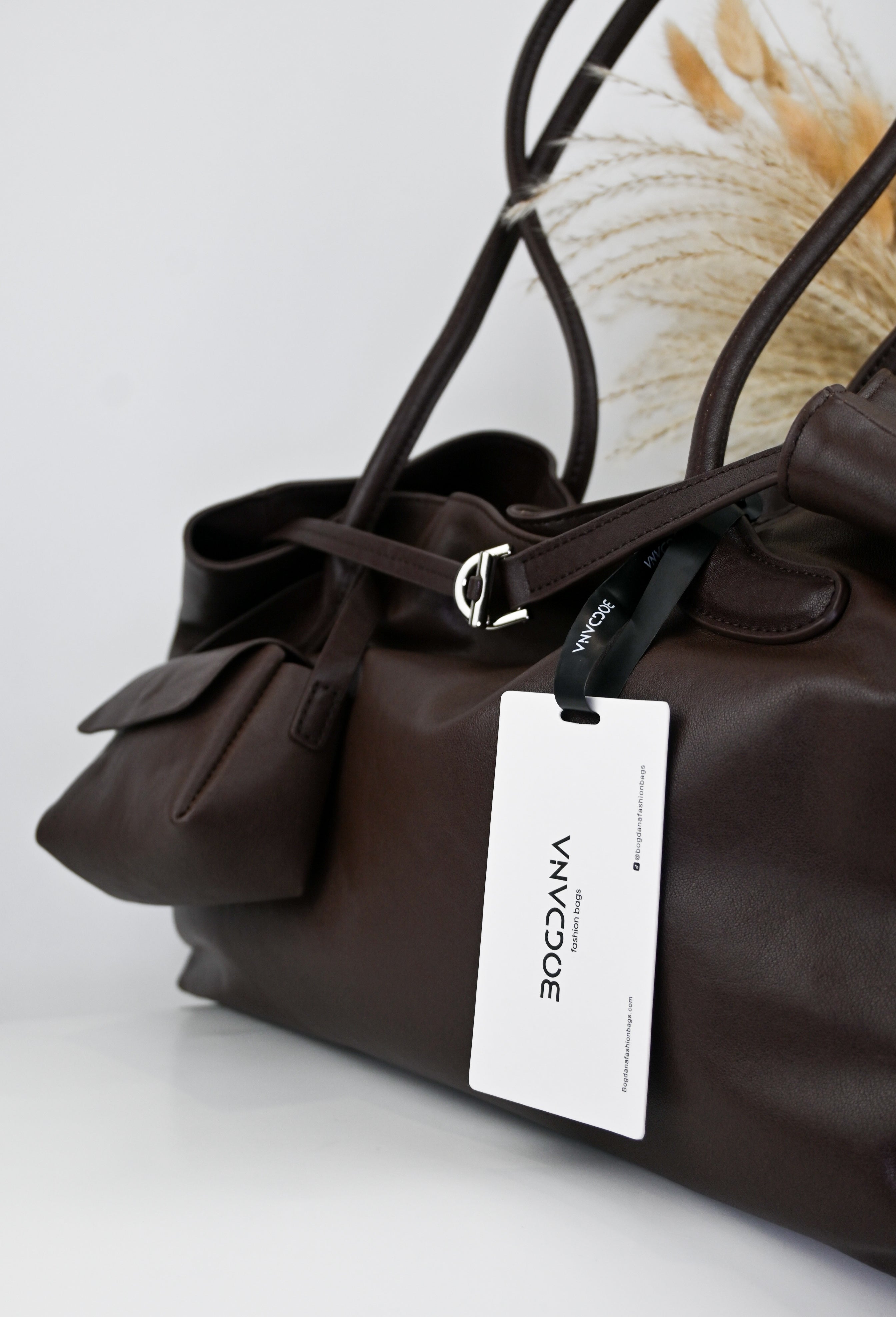 LA FORMA DUO  BOGDANA— shoulder bag made from genuine leather