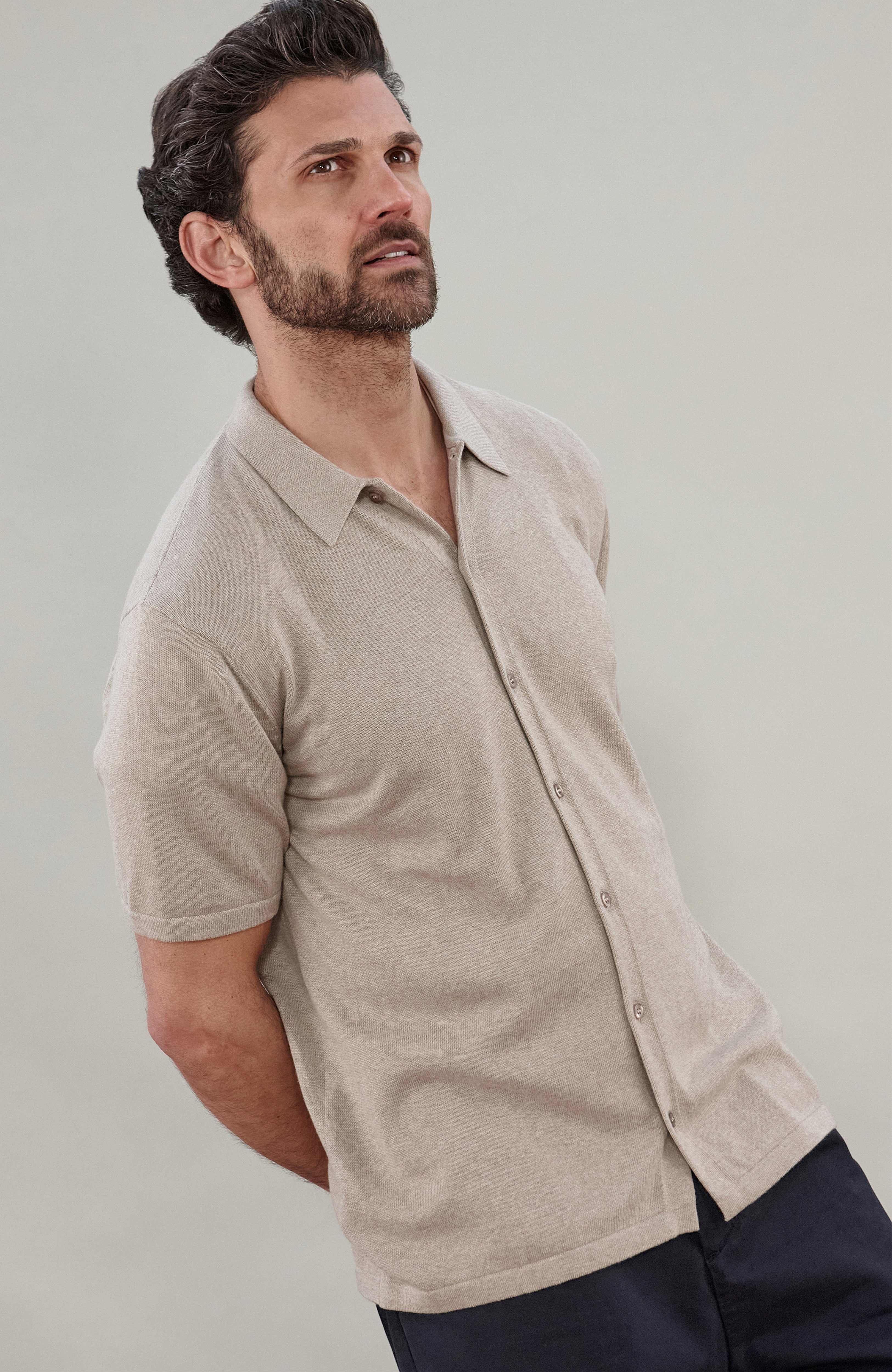 Mens Lightweight Cotton Short Sleeve Shirt