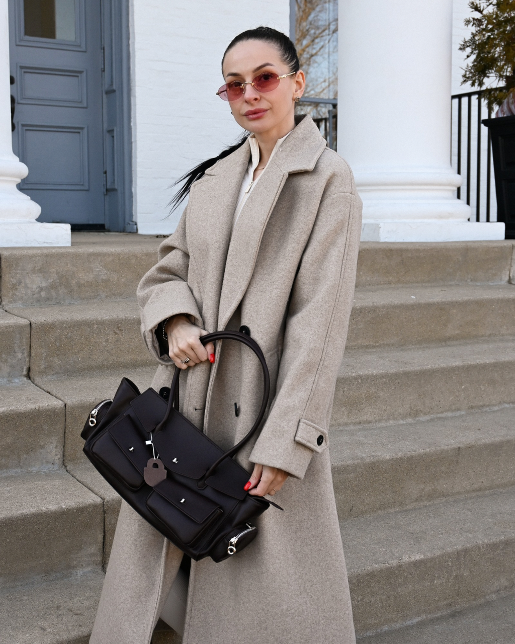 Cultivator — Genuine Leather Tote Bag with Utility Pockets