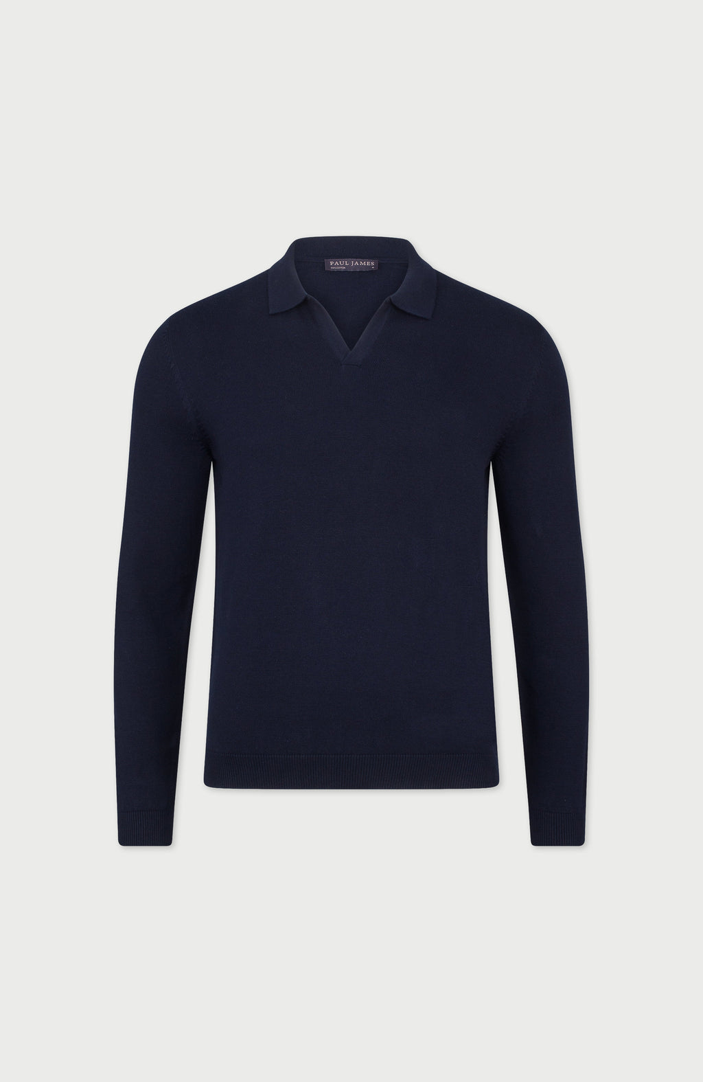 Mens Lightweight Cotton Buttonless Polo Shirt