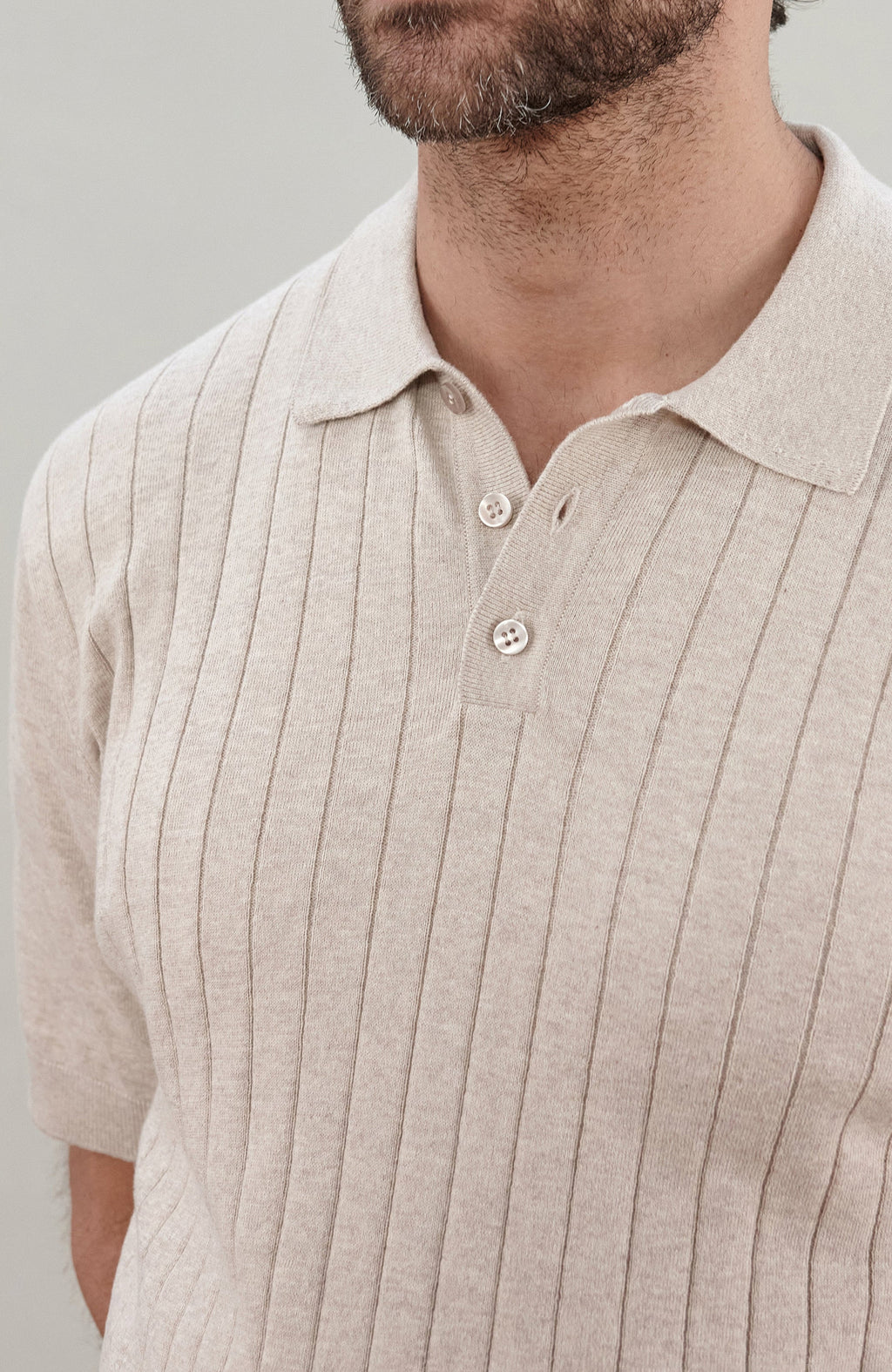 Mens Ultra Fine Cotton Selection Knit Polo Shirt