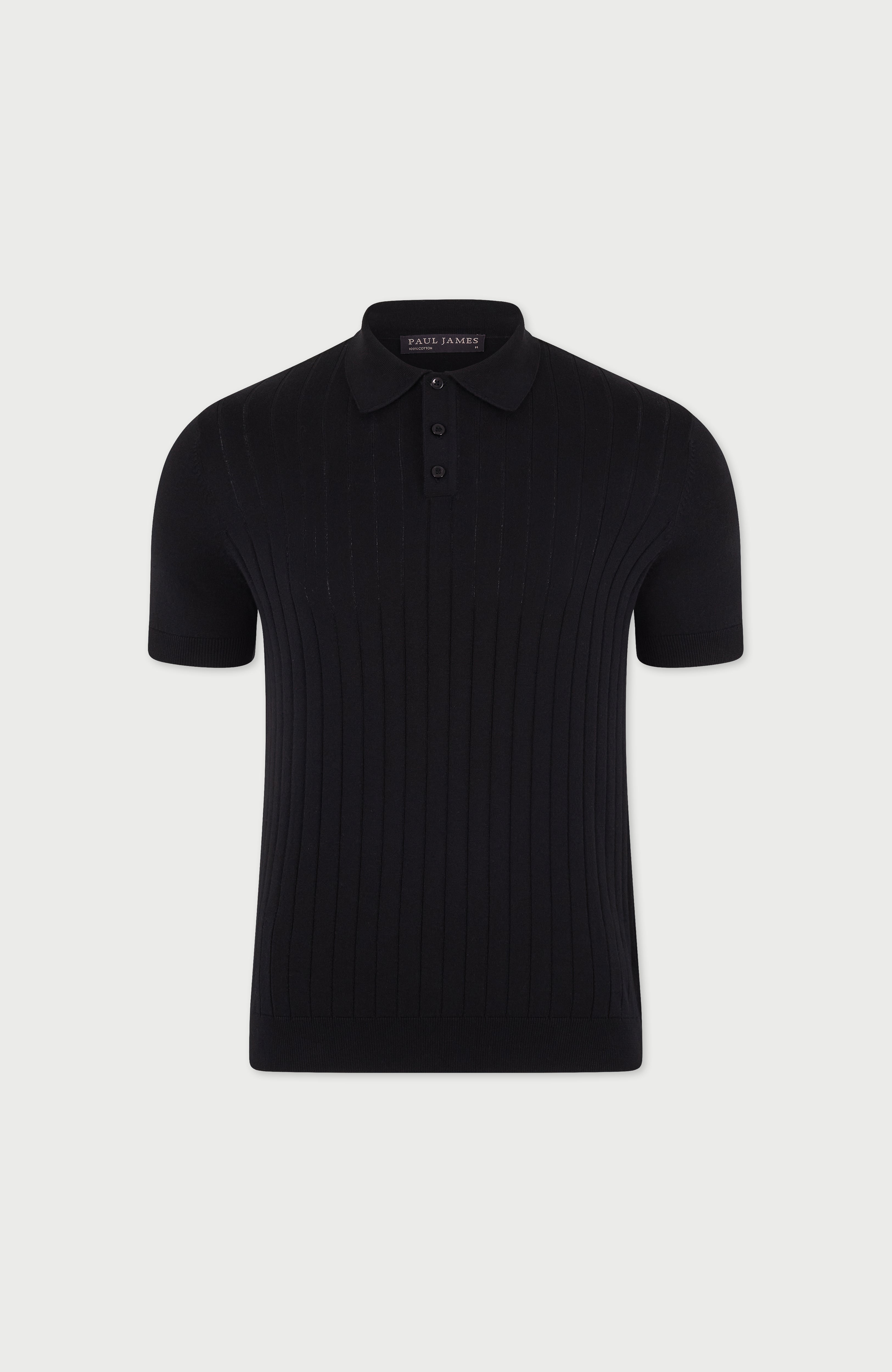 Mens Ultra Fine Cotton Selection Knit Polo Shirt