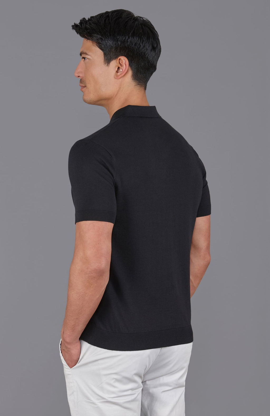 Mens Ultra Fine Cotton Selection Knit Polo Shirt