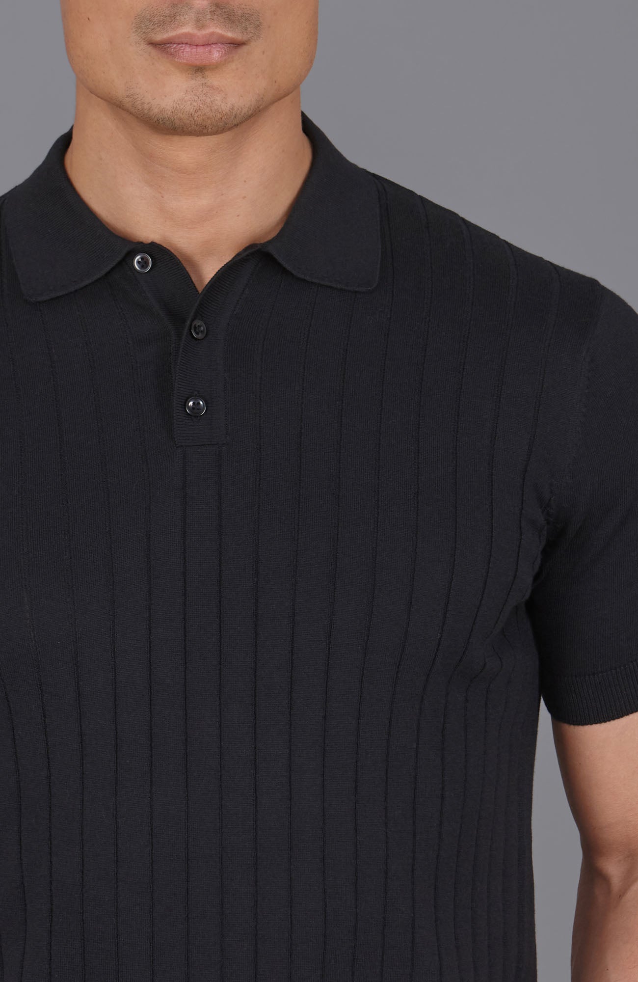 Mens Ultra Fine Cotton Selection Knit Polo Shirt