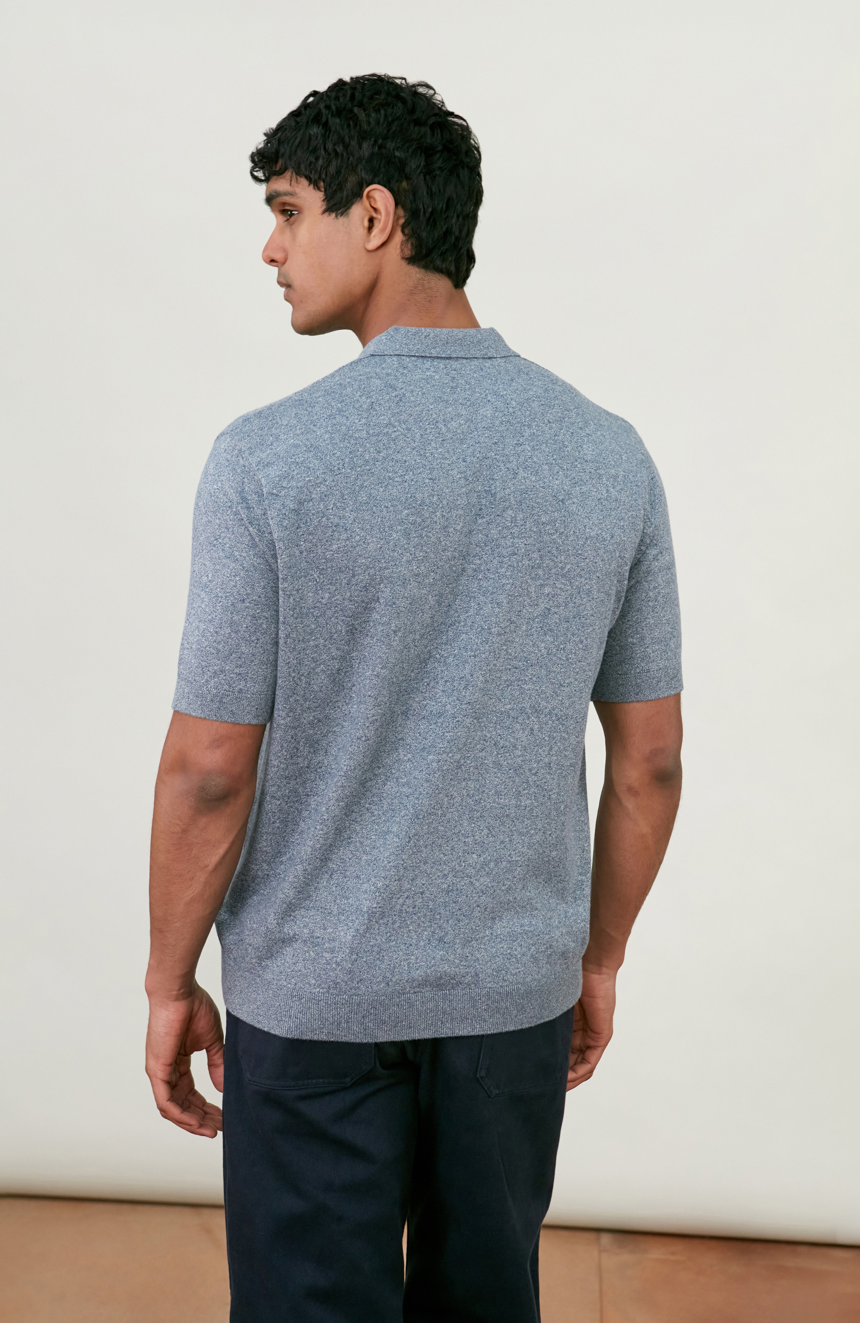 Mens Ultra Fine Cotton Selection Knit Polo Shirt