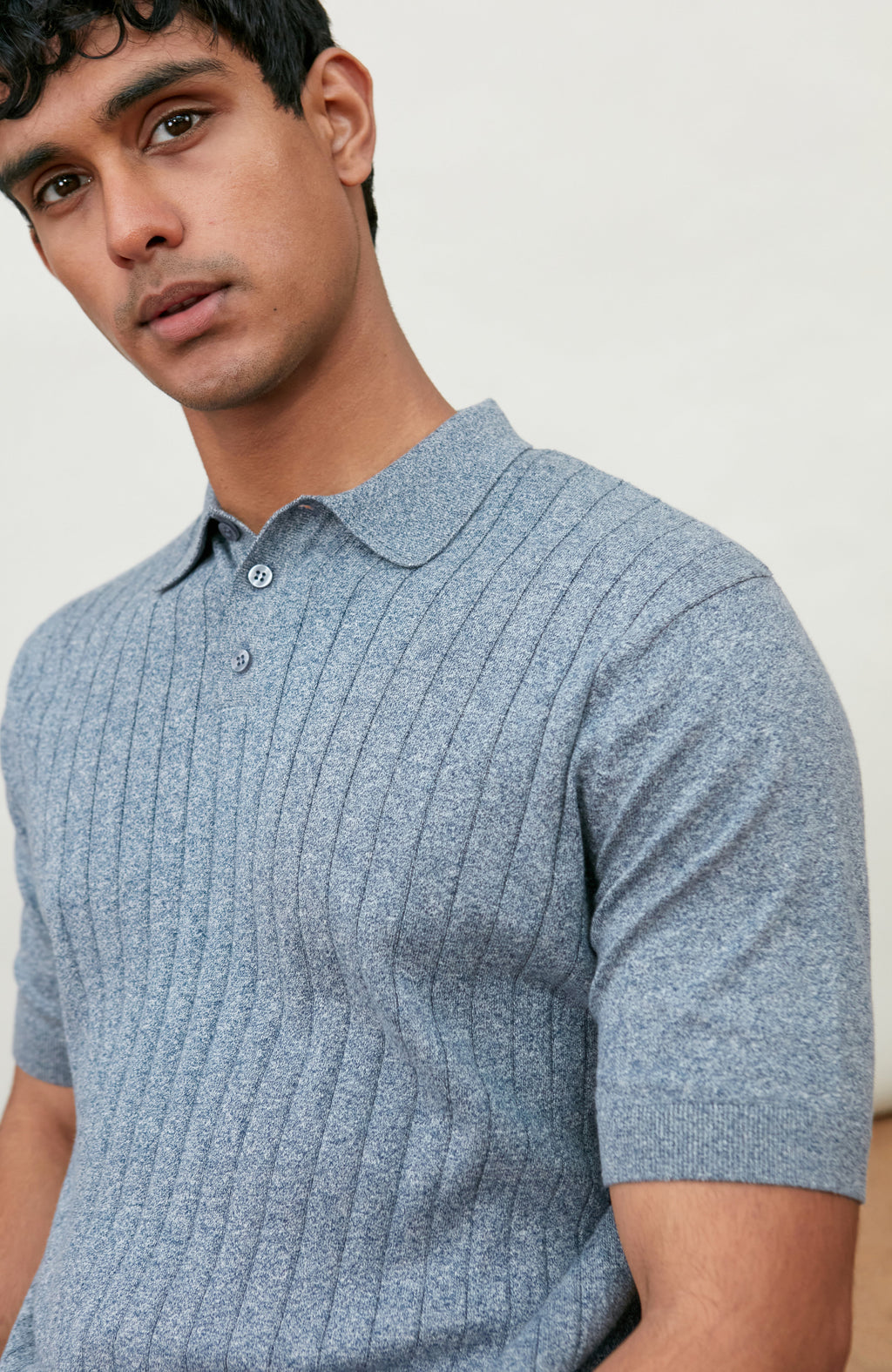 Mens Ultra Fine Cotton Selection Knit Polo Shirt