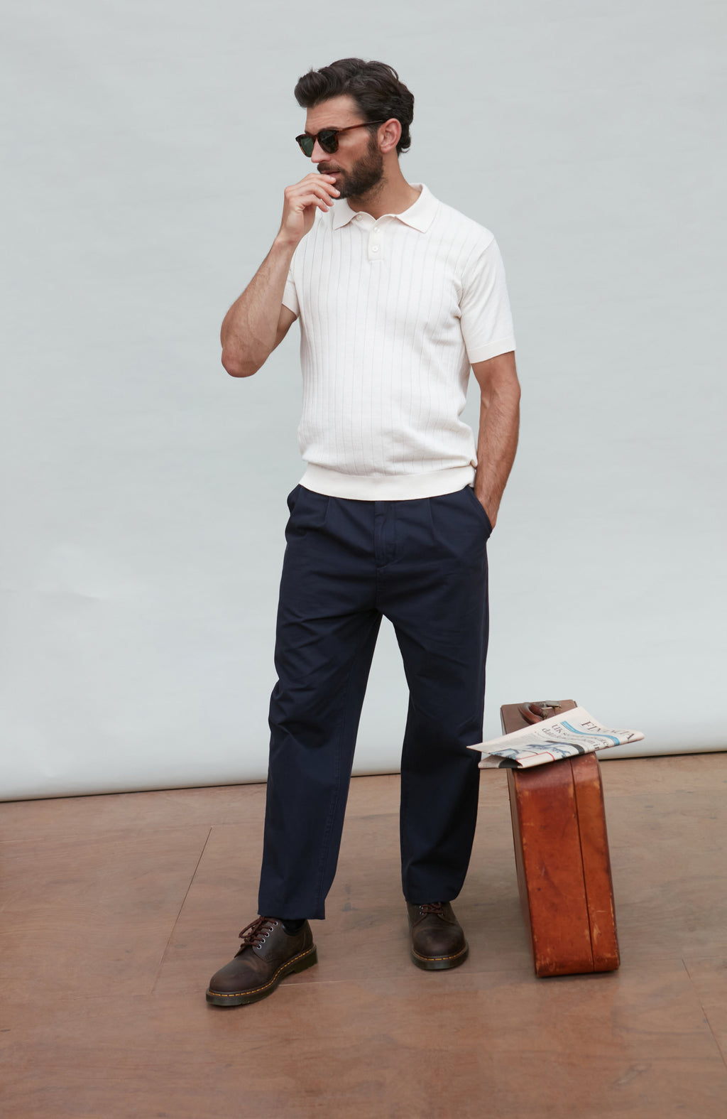 Mens Ultra Fine Cotton Selection Knit Polo Shirt