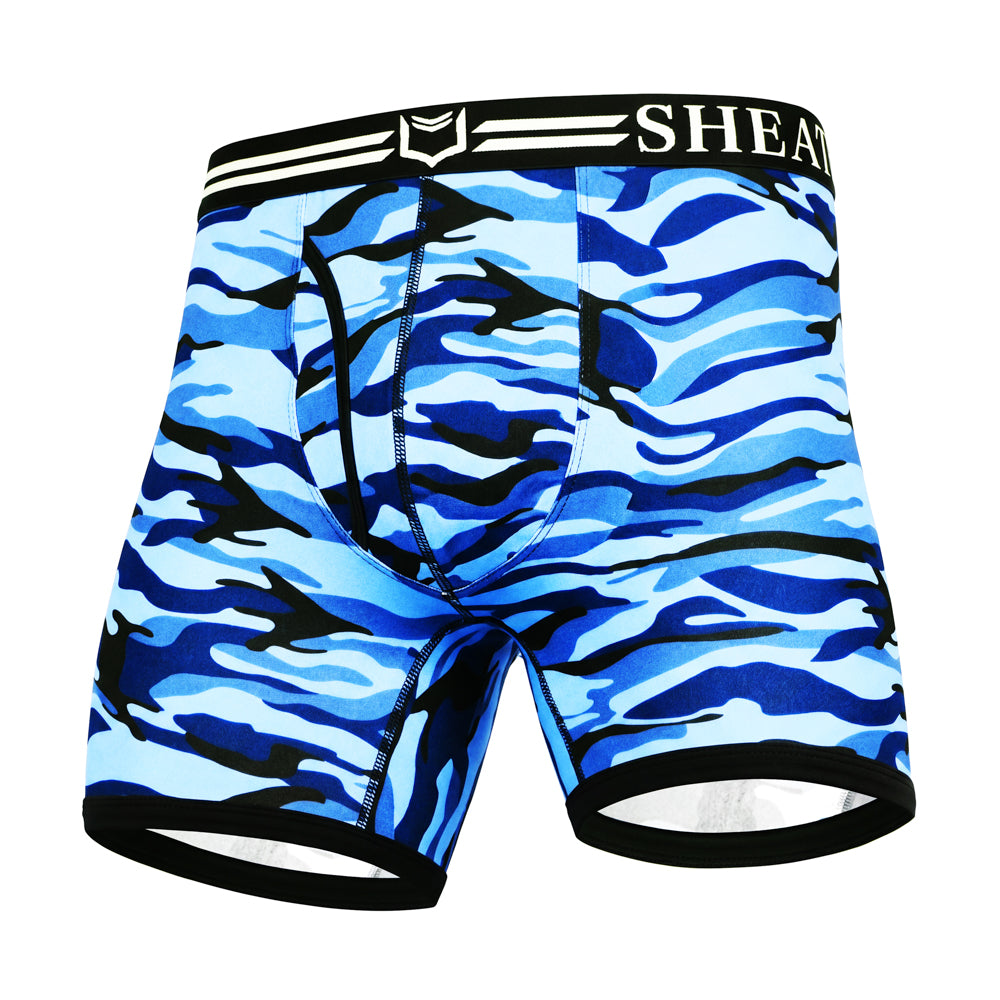 SHEATH 4.0 Polyester Camo Men's Pouch Boxer Brief 5"