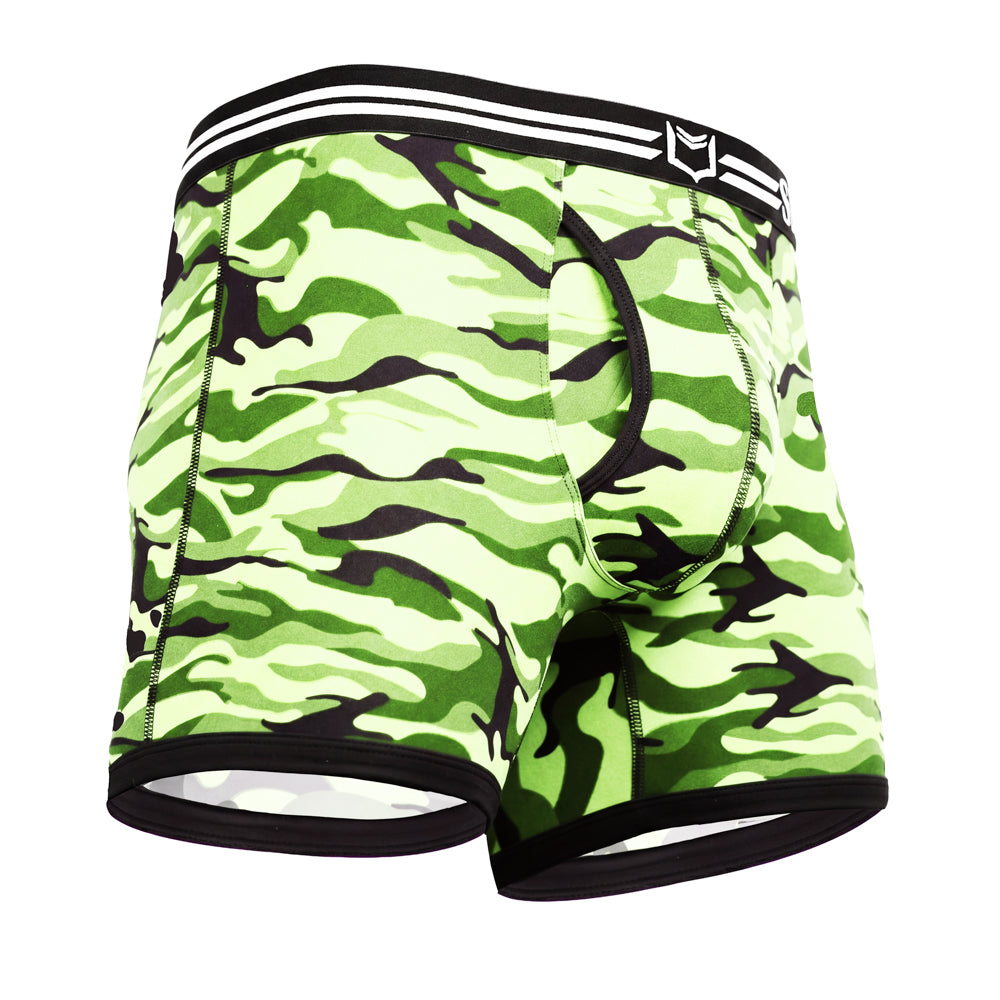 SHEATH 4.0 Polyester Camo Men's Pouch Boxer Brief 5"