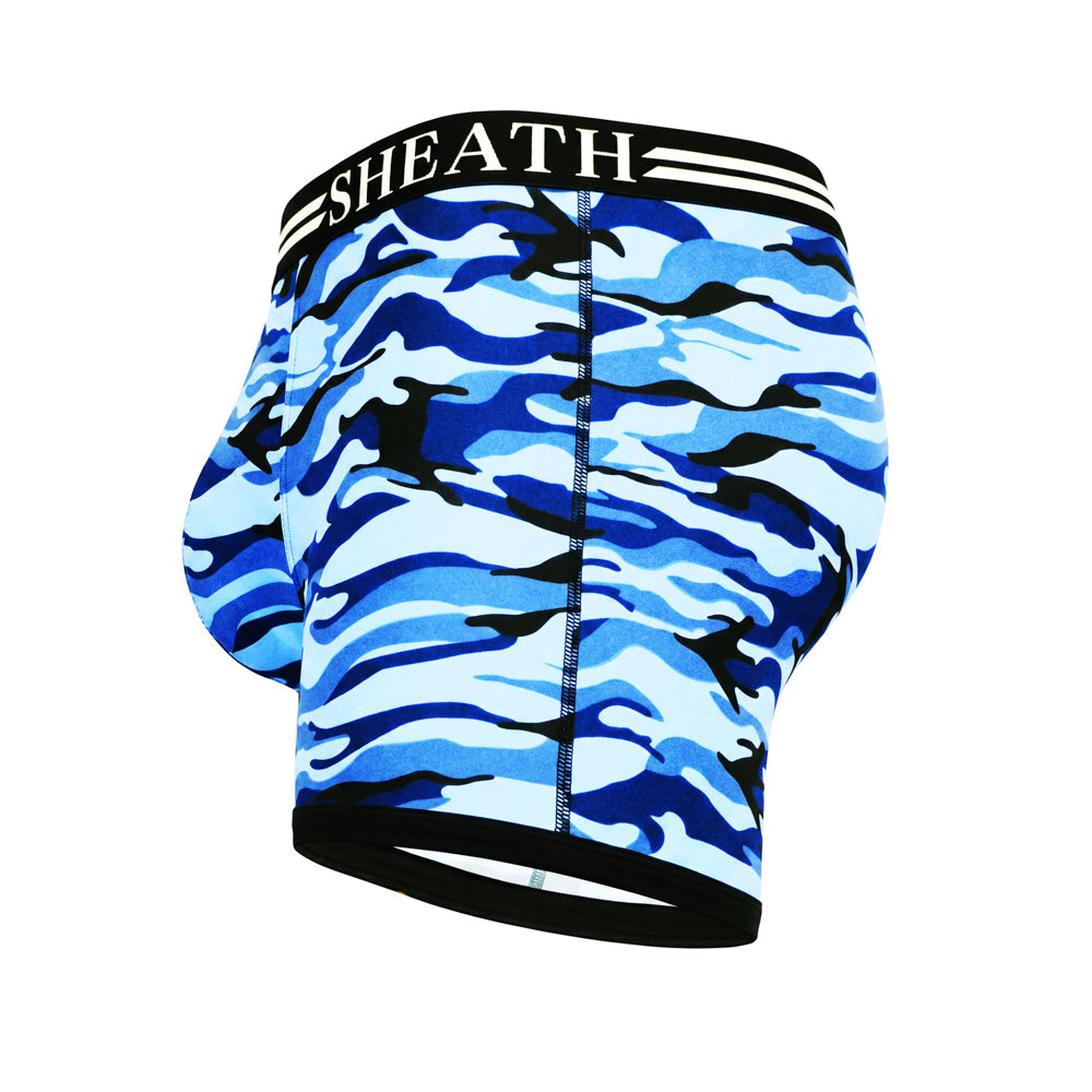 SHEATH 4.0 Polyester Camo Men's Pouch Boxer Brief 5"