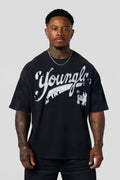 4182 - Distressed Script Tees
