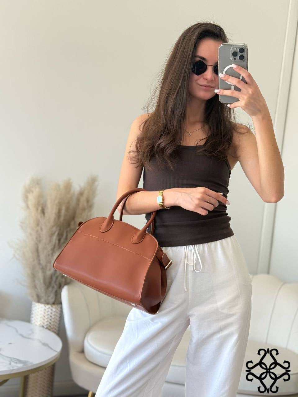 Bellissima Genuine Leather Shoulder Bag Made in Italy – Women’s Crossbody & Shoulder Bag