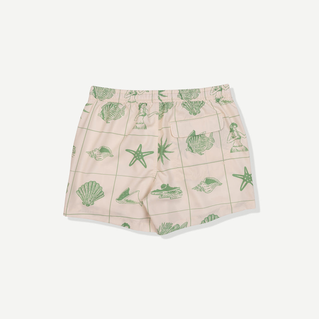 Duvin Salty Swim Short - Antique