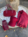 Bogdana Toscana Shearling — Genuine Leather & Shearling Crossbody Bag with Adjustable Strap