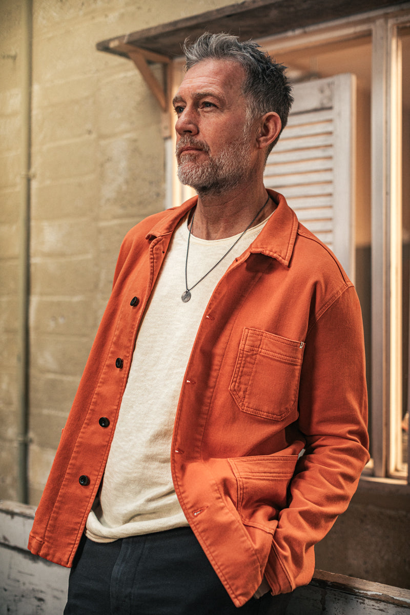 Red Bolt Chore Jacket