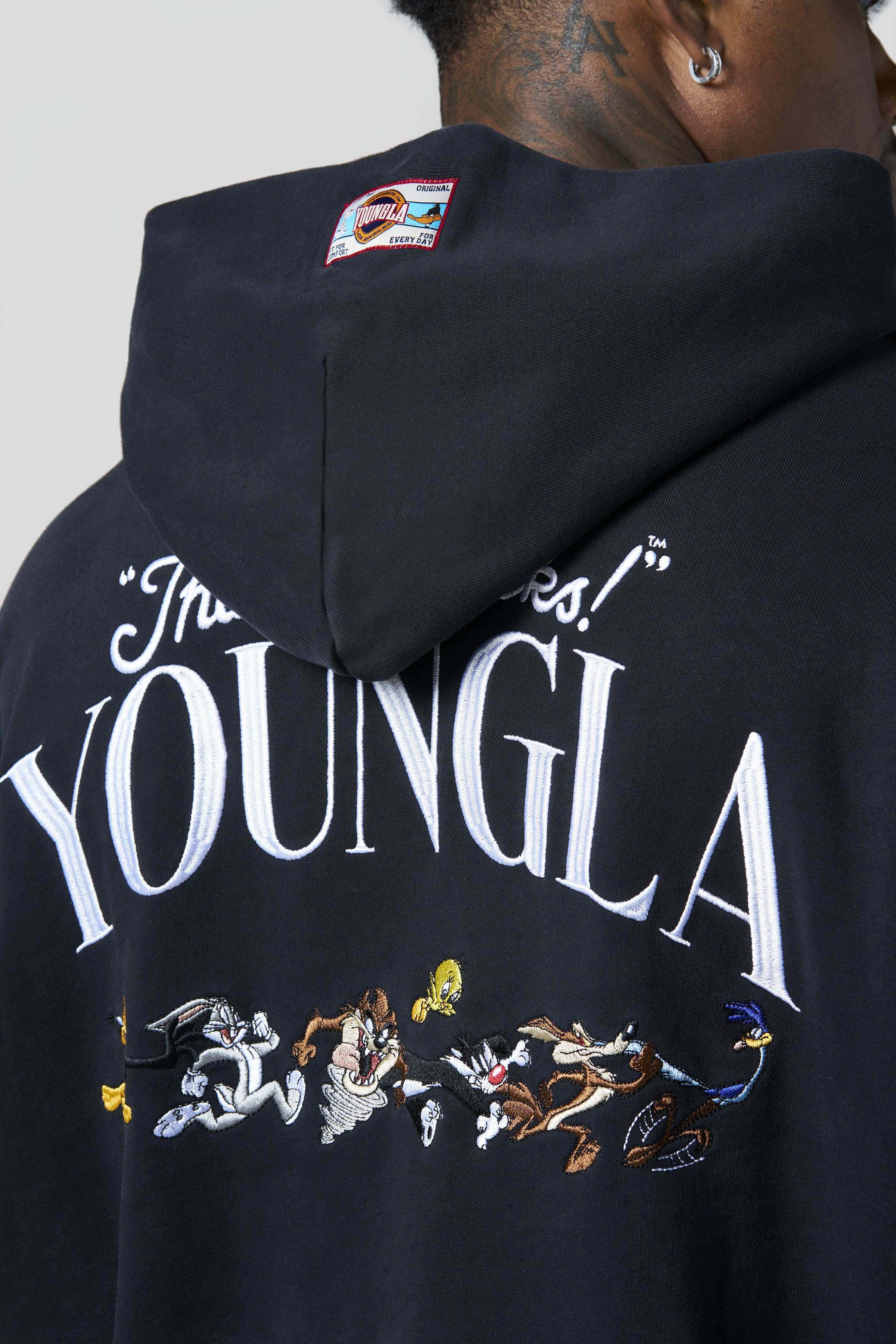 5114 - Looney Tunes Embroidered Hoodies