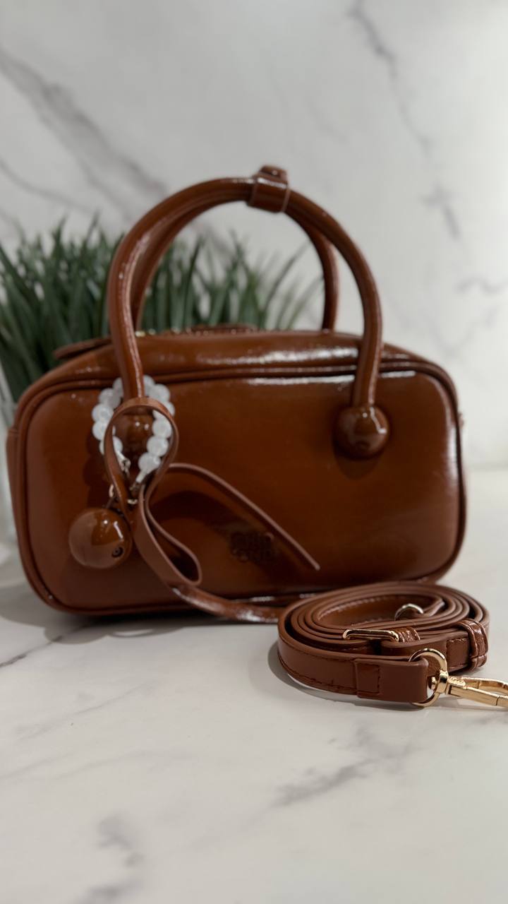 Elegant Charm Faux Leather Handbag
