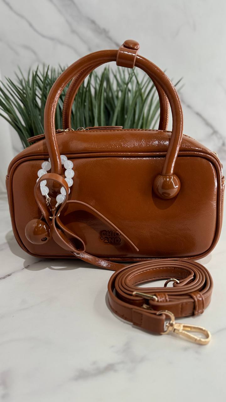 Elegant Charm Faux Leather Handbag