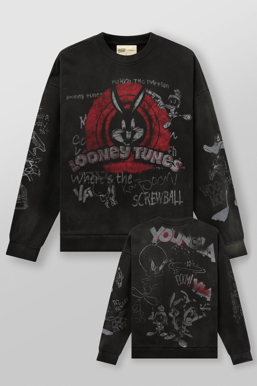 5256 - Looney Tunes Graffiti Crewnecks