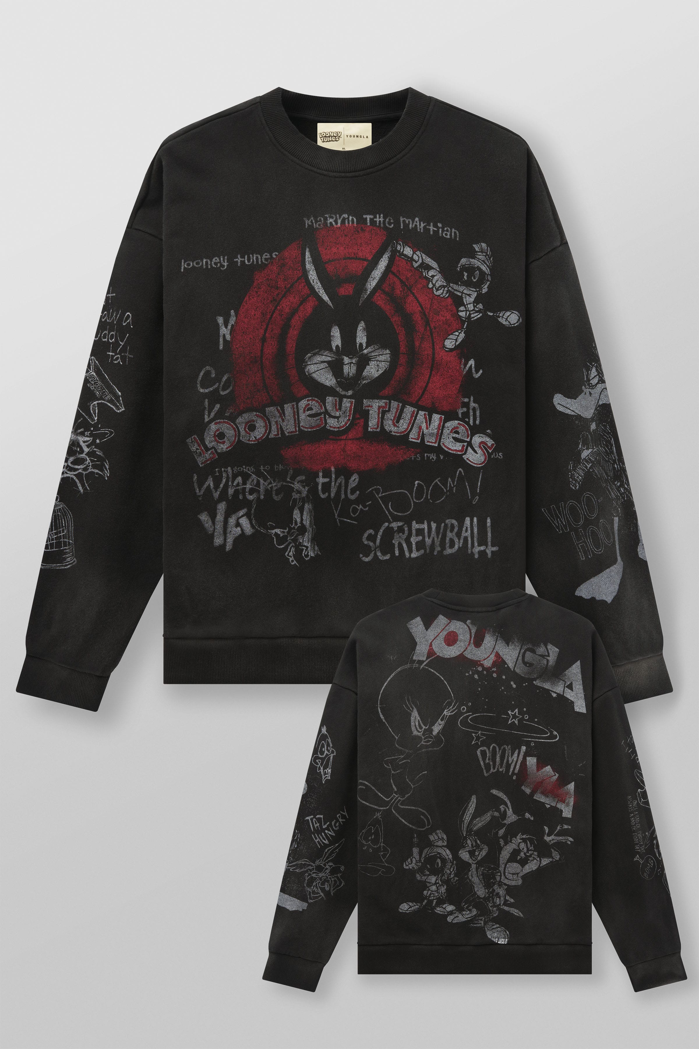 5256 - Looney Tunes Graffiti Crewnecks
