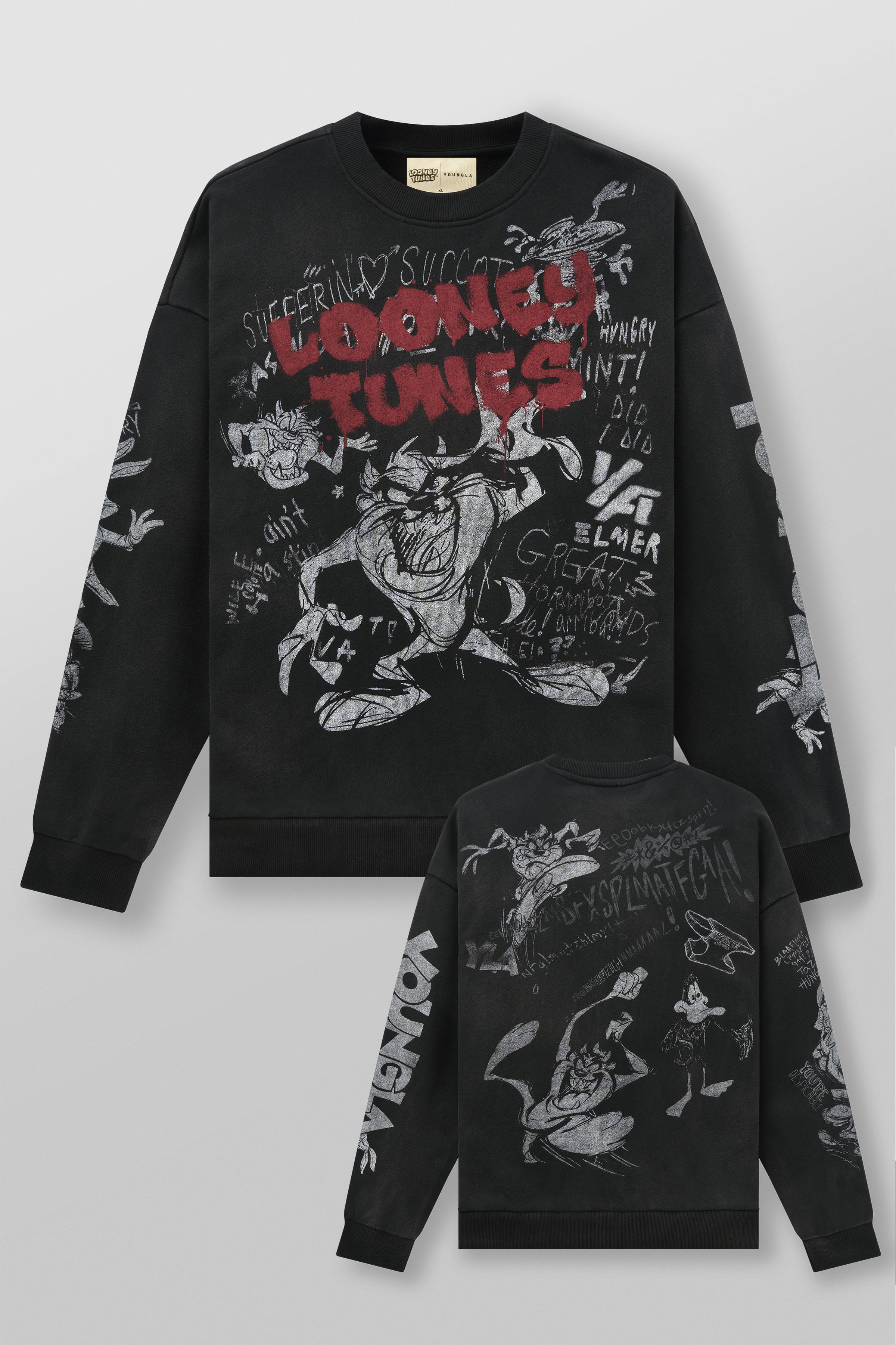 5256 - Looney Tunes Graffiti Crewnecks