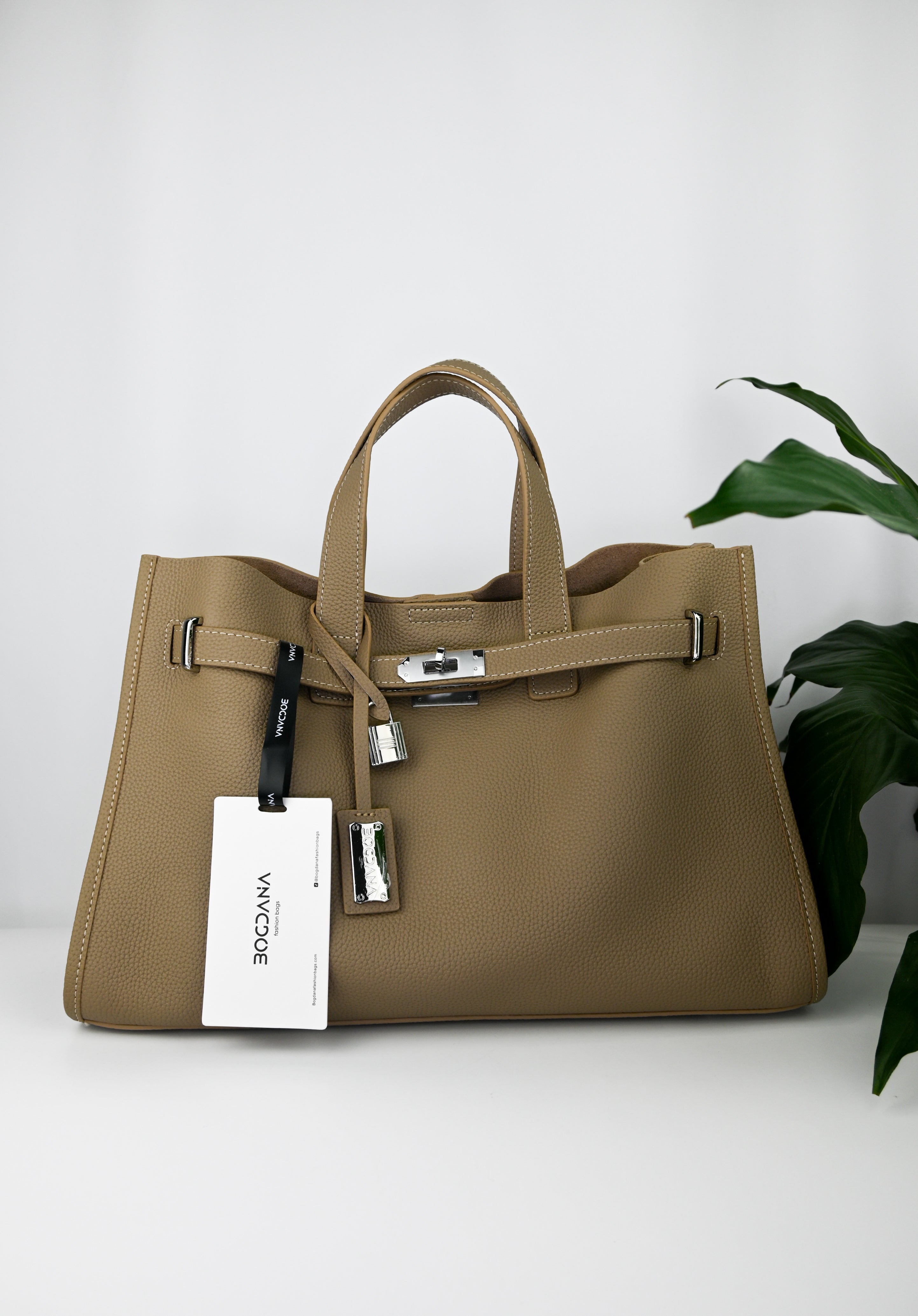 Bogdana Urban Luxe — Genuine Leather Power Tote – Women’s Shoulder Bag