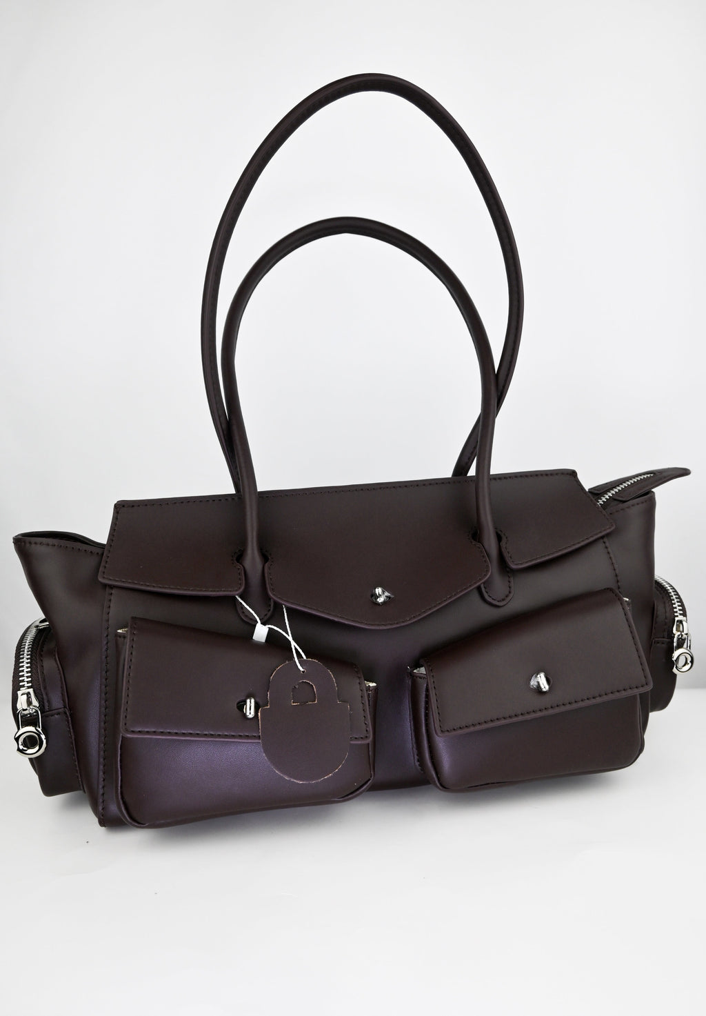 Cultivator — Genuine Leather Tote Bag with Utility Pockets