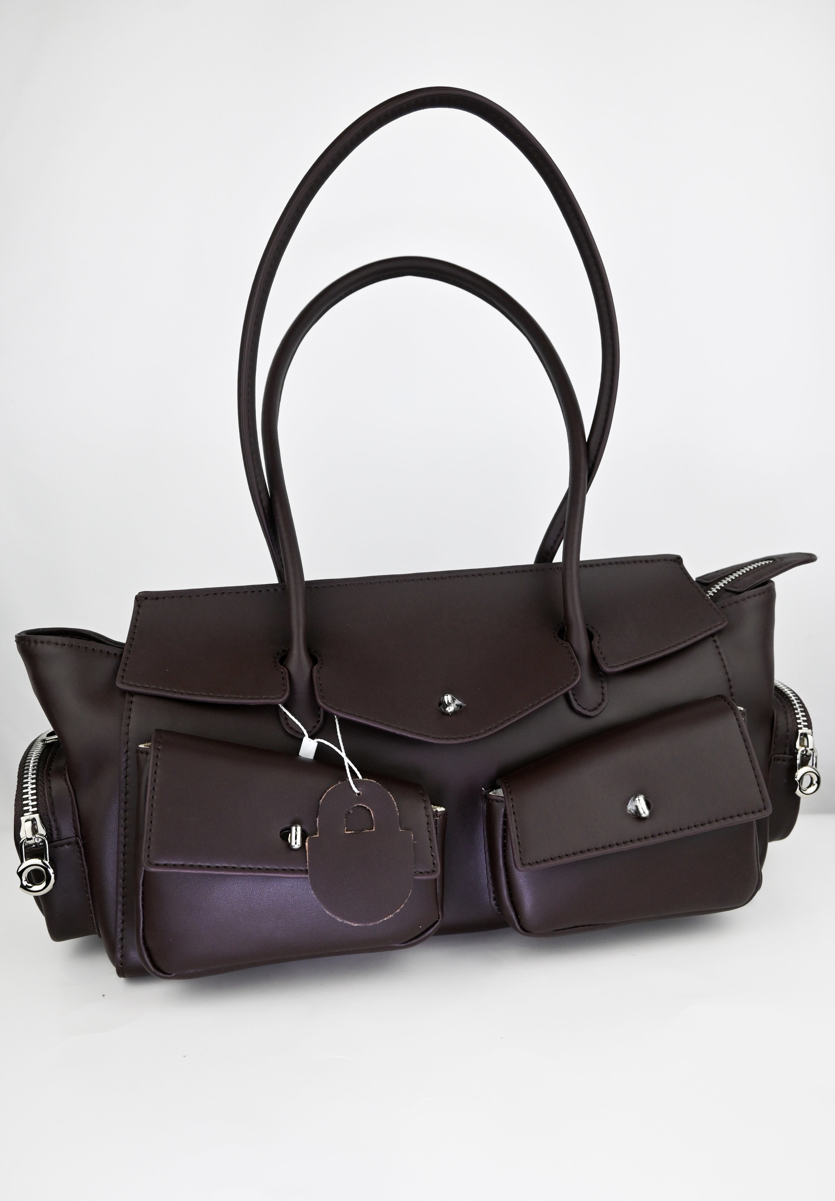Cultivator — Genuine Leather Tote Bag with Utility Pockets