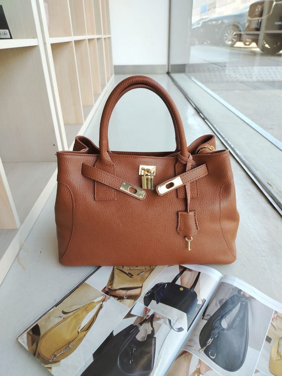 Bogdana Firenze – Genuine Leather Bag, Made in Italy 🇮🇹