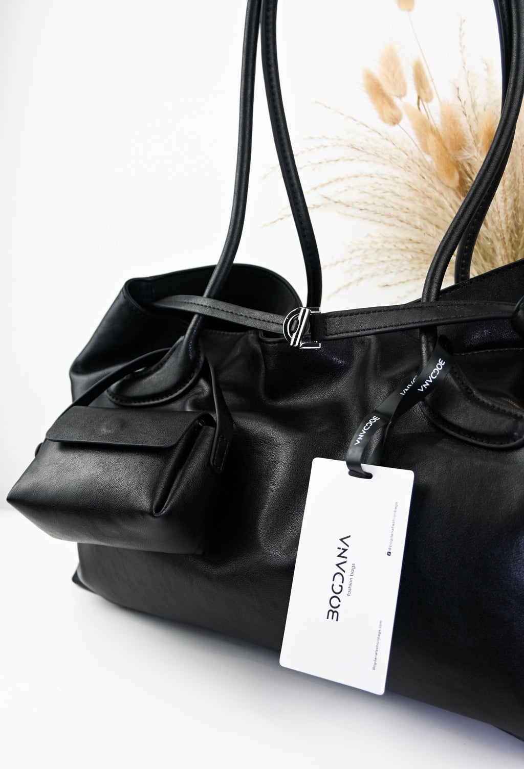 LA FORMA DUO  BOGDANA— shoulder bag made from genuine leather