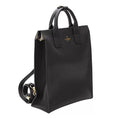 La Seine Genuine Leather 2-in-1 Tote Backpack for Documents & 13” Laptop