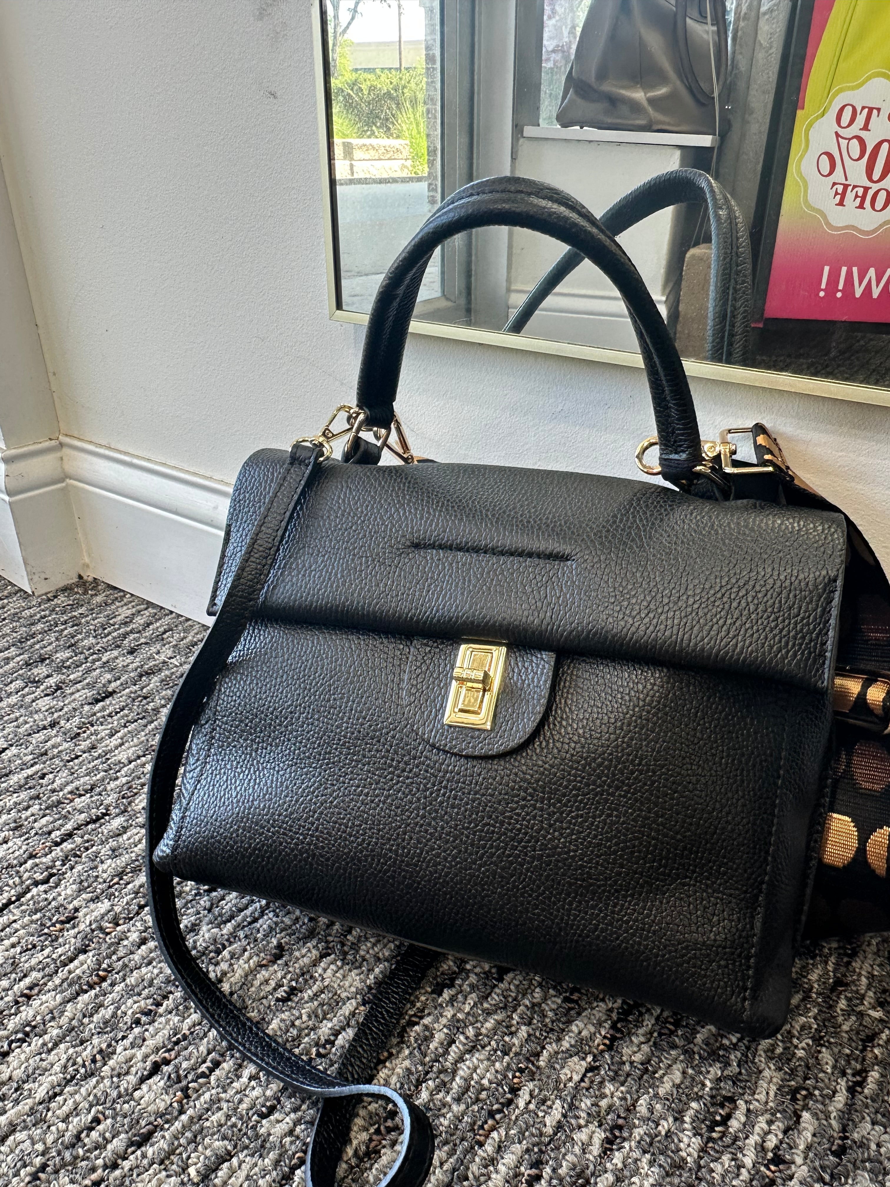 LIME Elegance Genuine Leather Handbag
