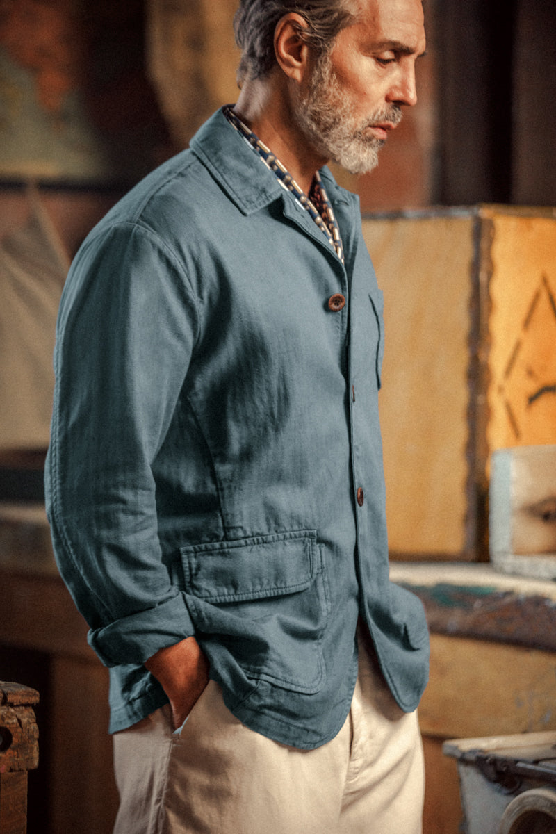 Hemingway Travel Jacket Blue